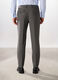 Pantalone slim in twill misto lana uomo_1