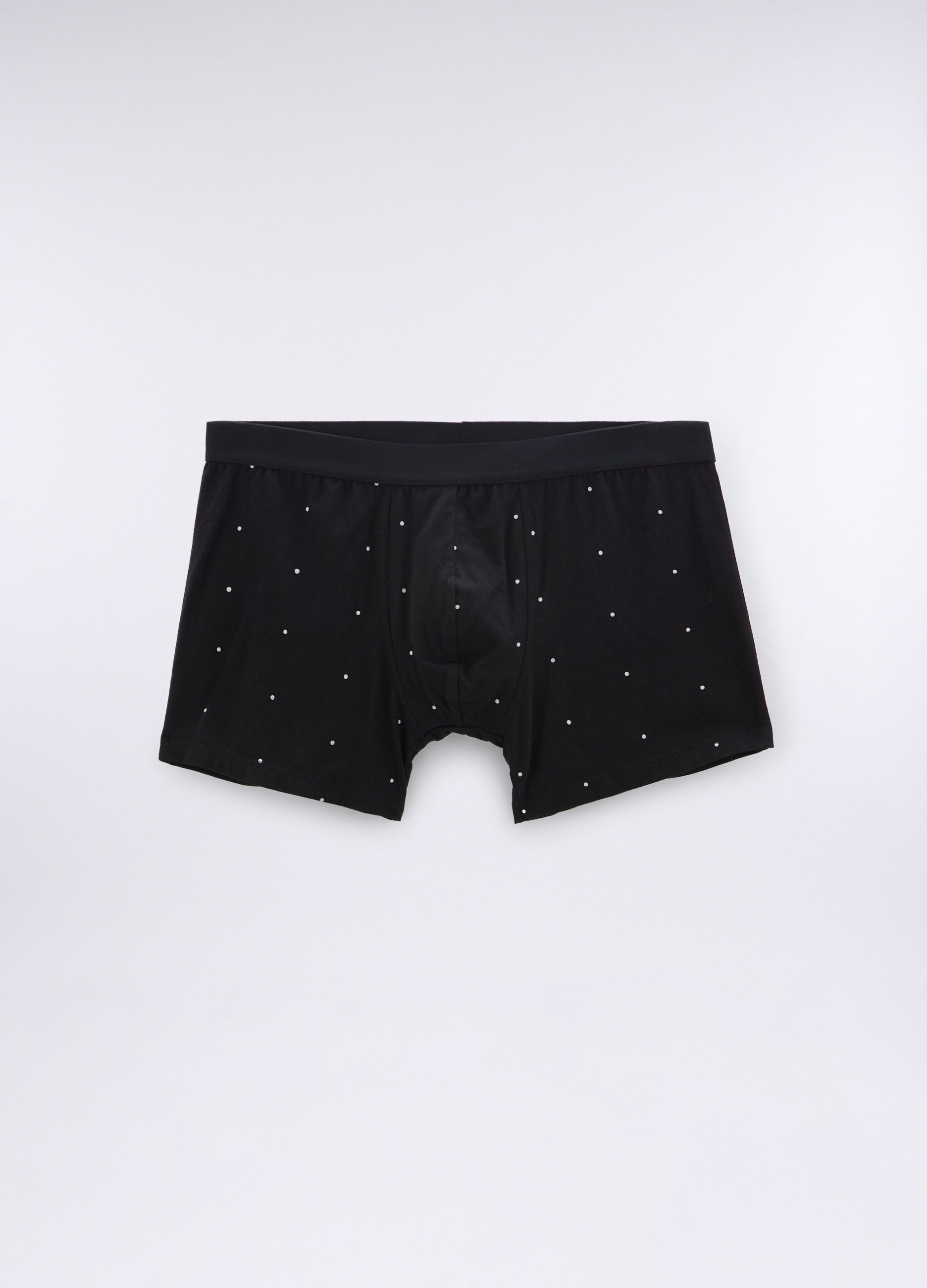 3 pack boxer in cotone stretch a pois uomo_1