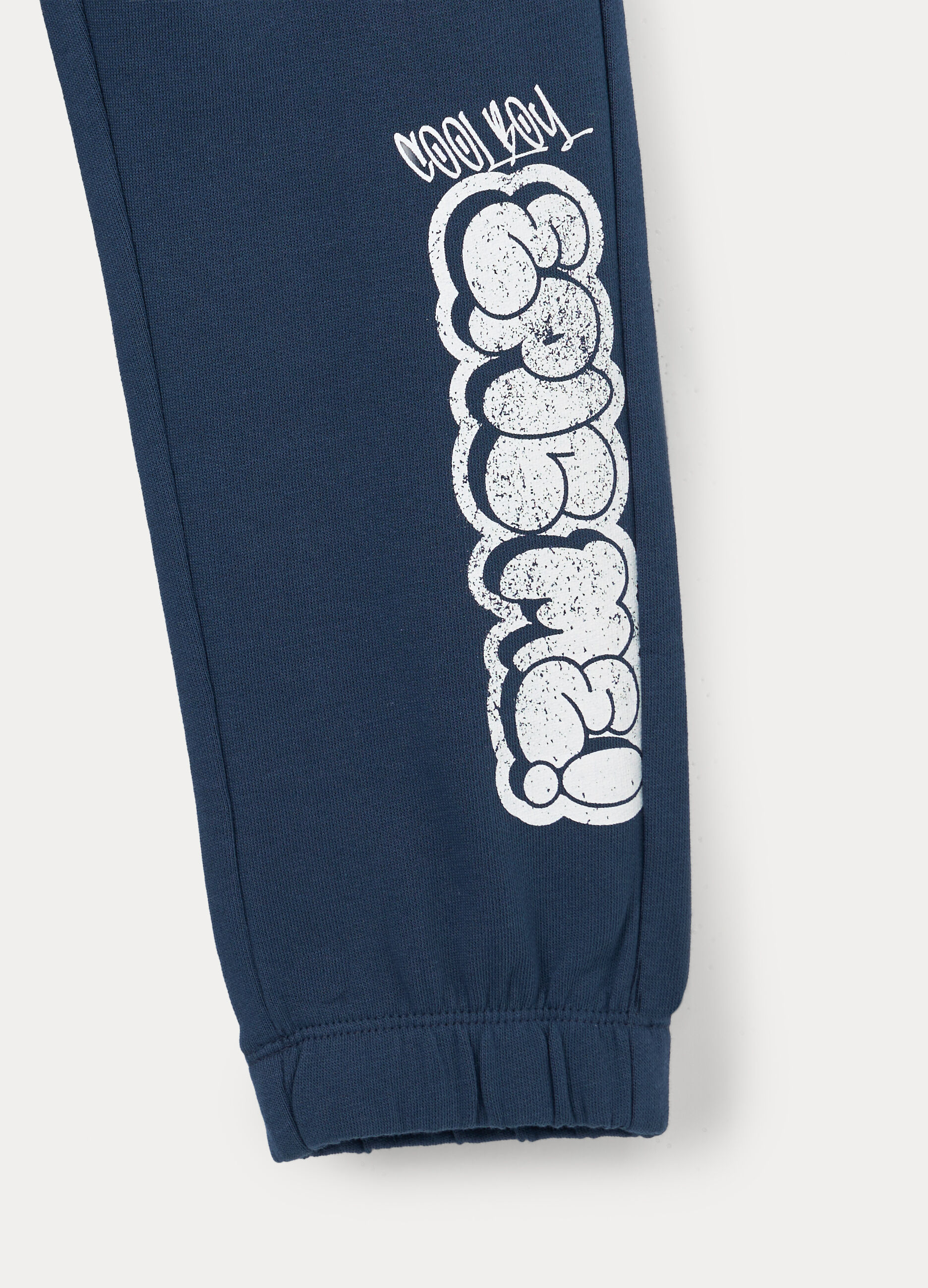 Jogging set in french terry di puro cotone bambino _3