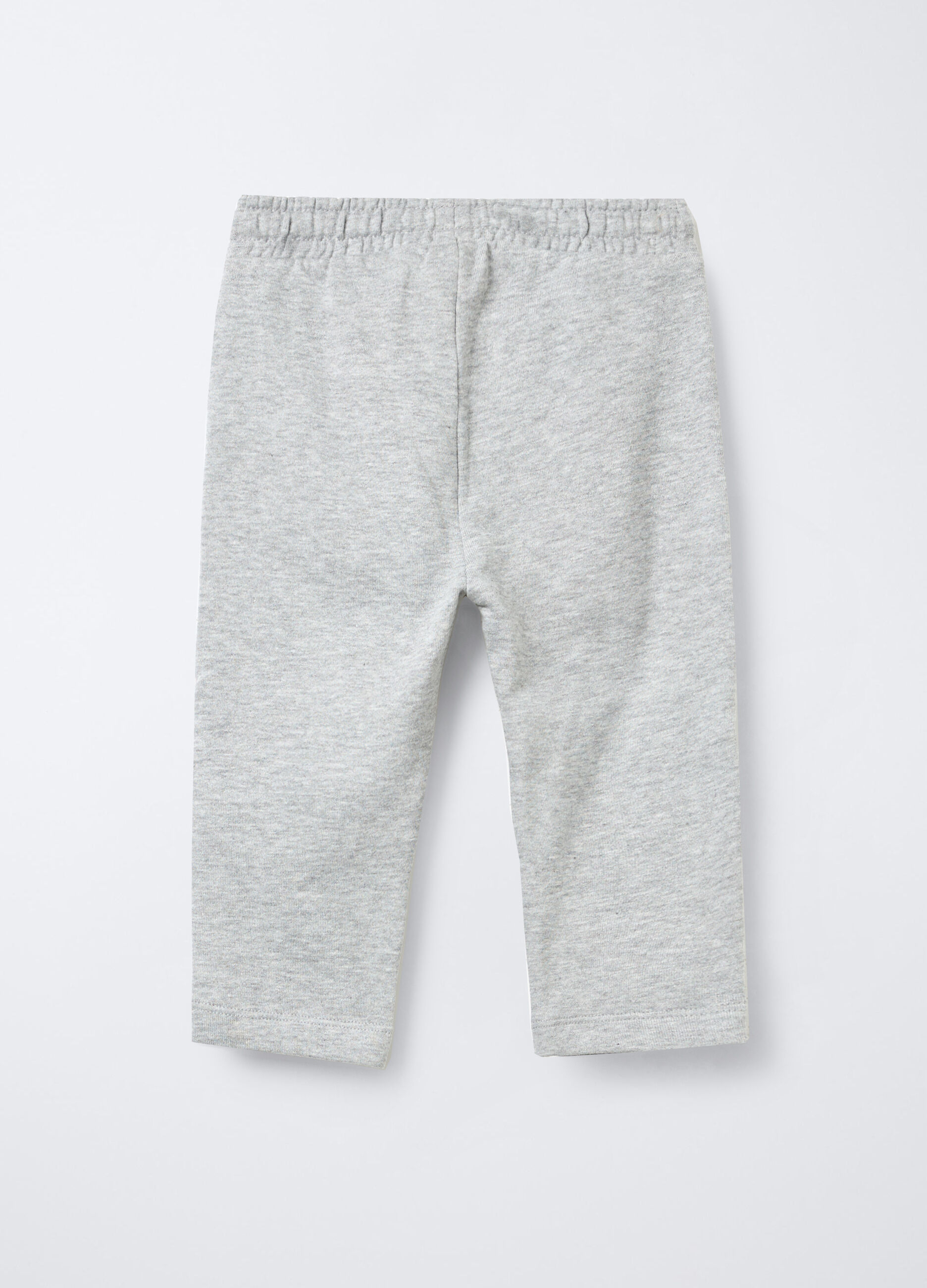 Jogger in cotone garzato misto viscosa Comfort Fit bimbo_1