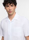 Camicia a maniche corte in cotone e lino uomo_2