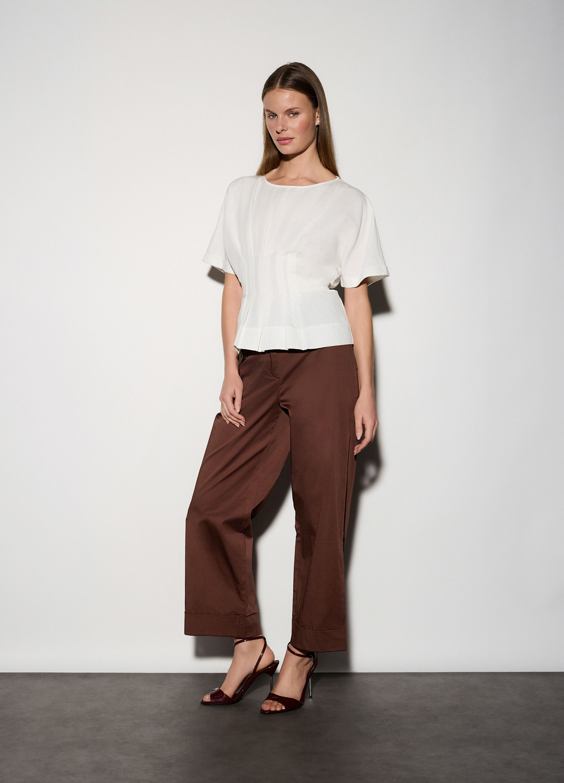 T-shirt girocollo donna_0