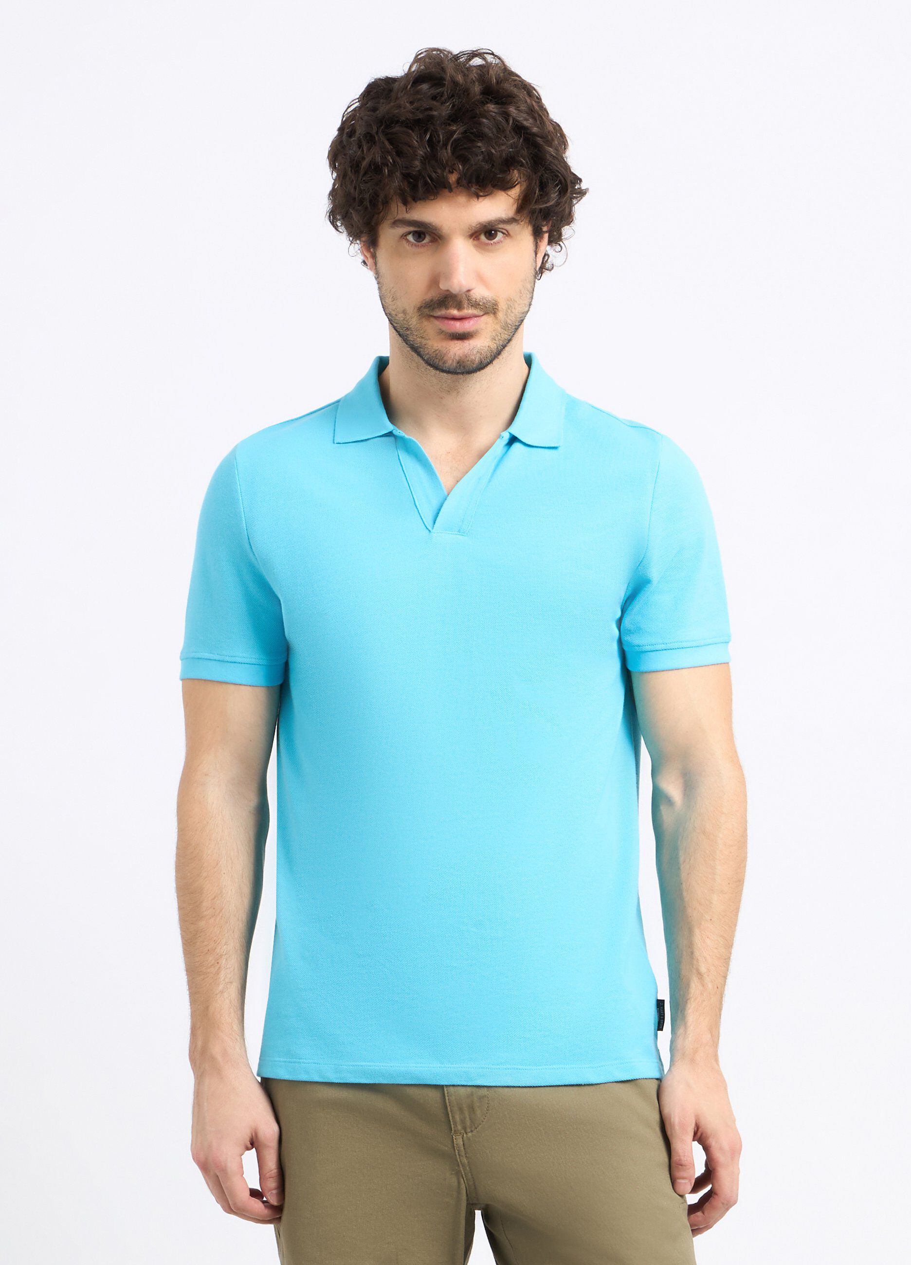 Polo in cotone piquet uomo_0