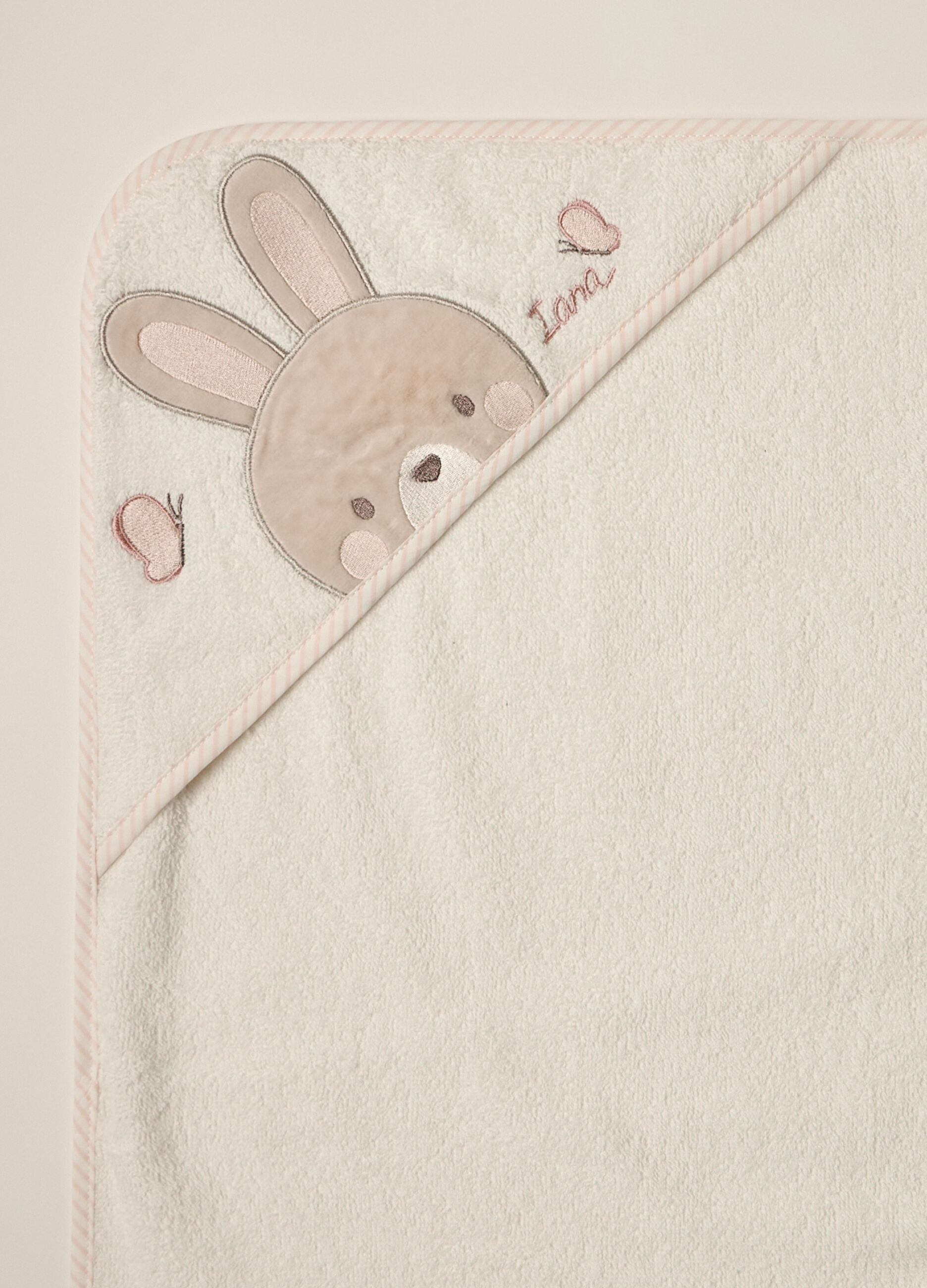 Asciugamano con angolo IANA neonata_2