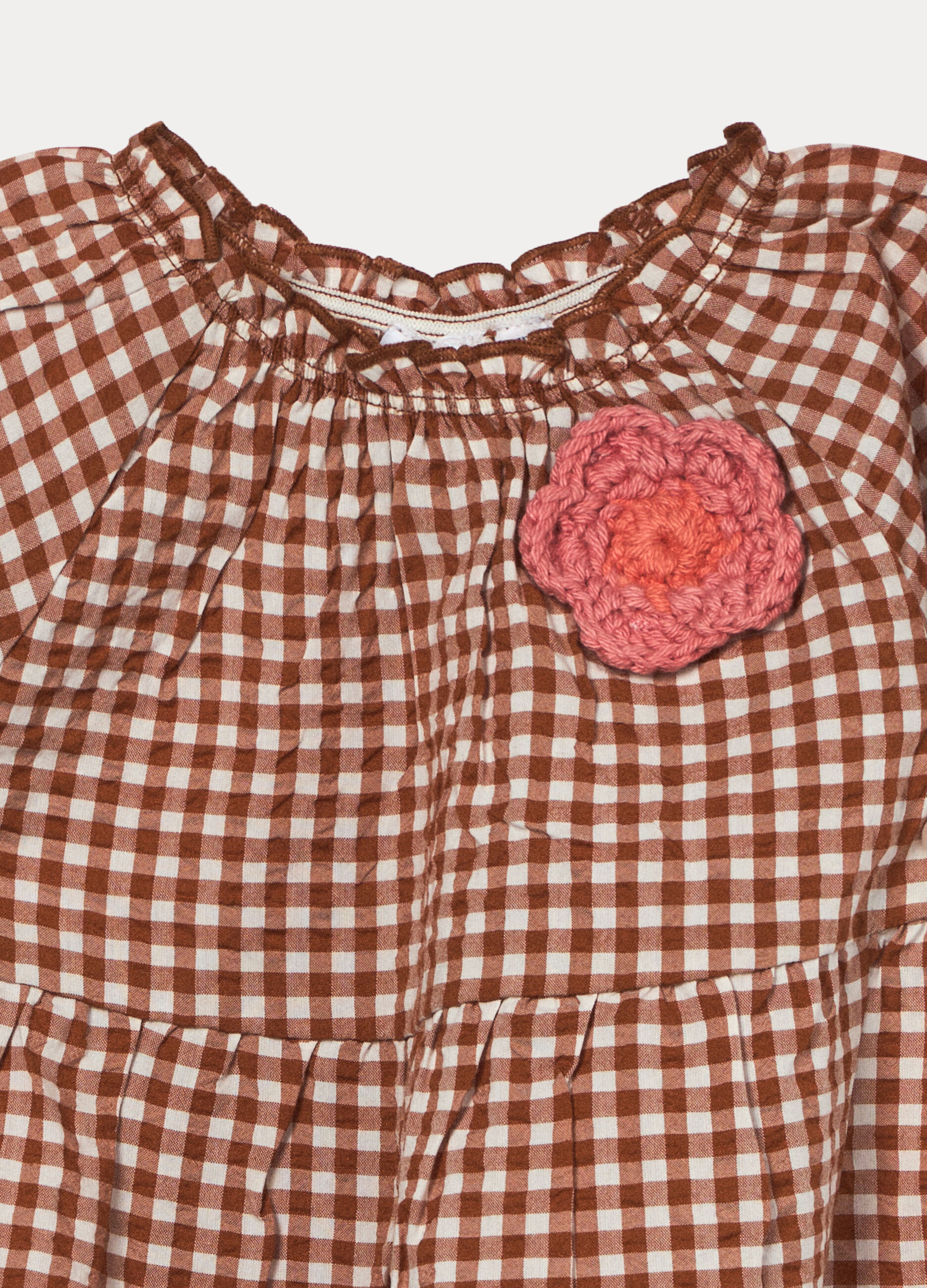 Vestito in puro cotone seersucker bimba_2