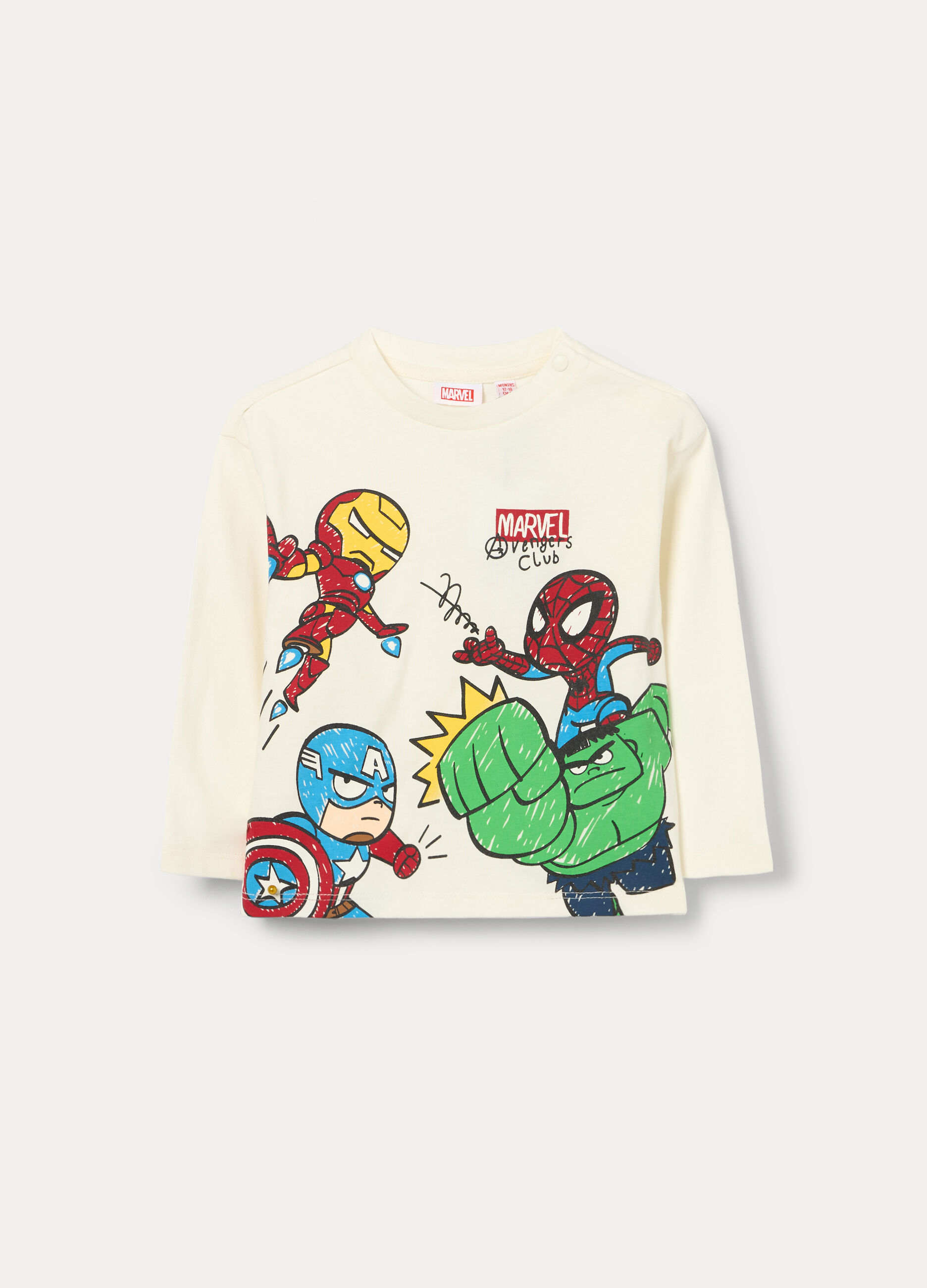 T-shirt Marvel in jersey di puro cotone bimbo_0