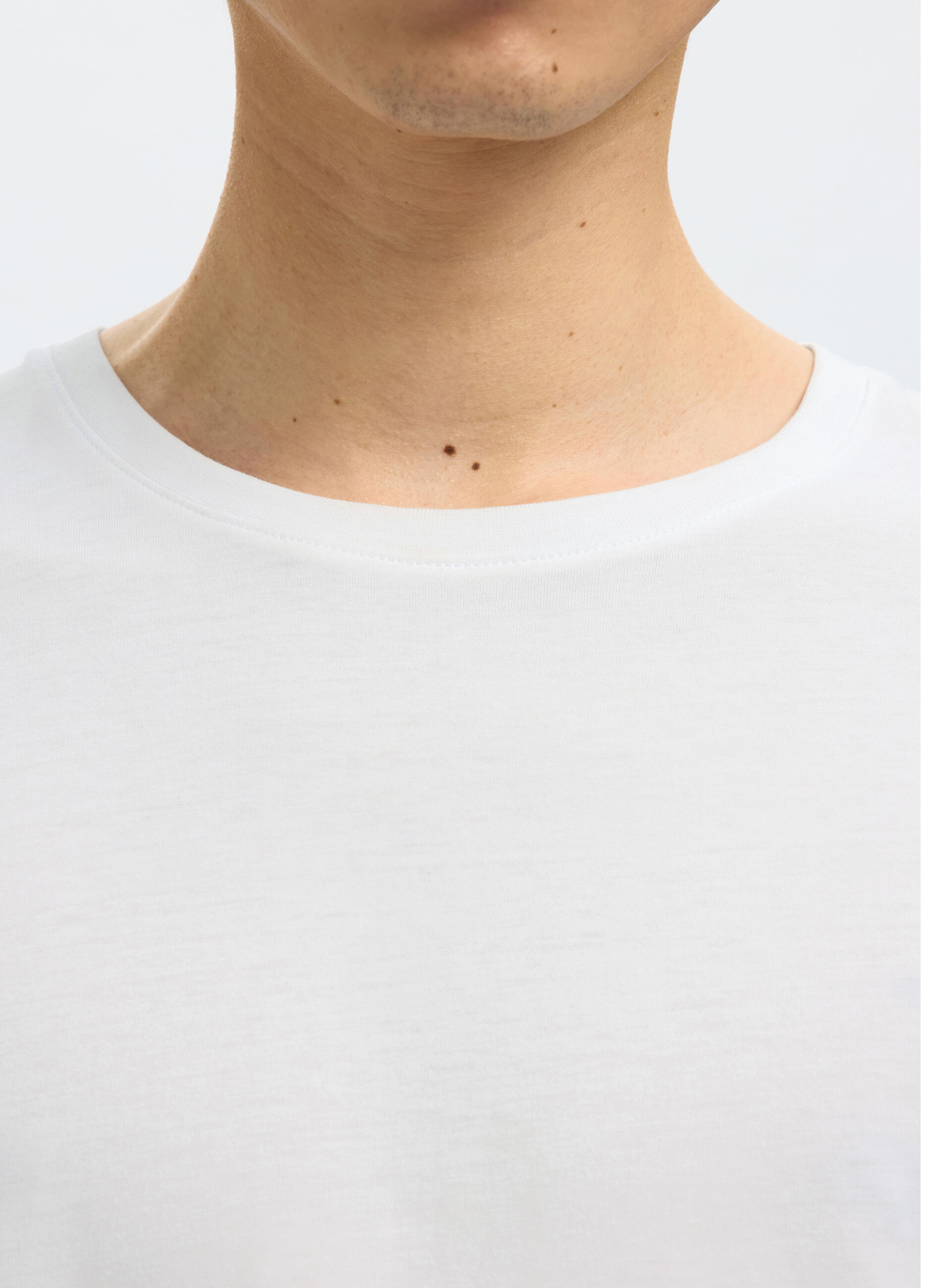 T-shirt girocollo tinta unita uomo_3