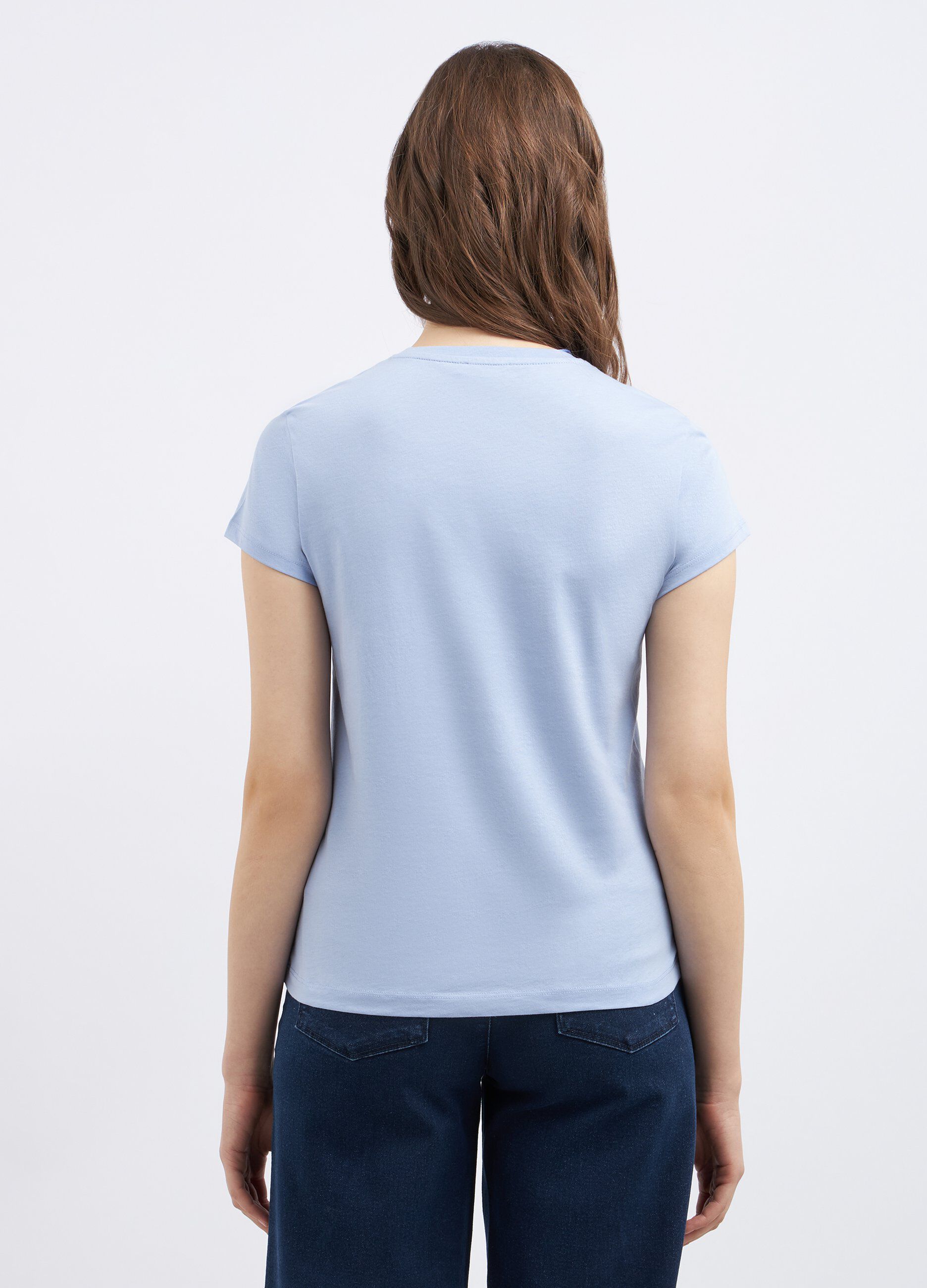 T-shirt in puro cotone donna_1