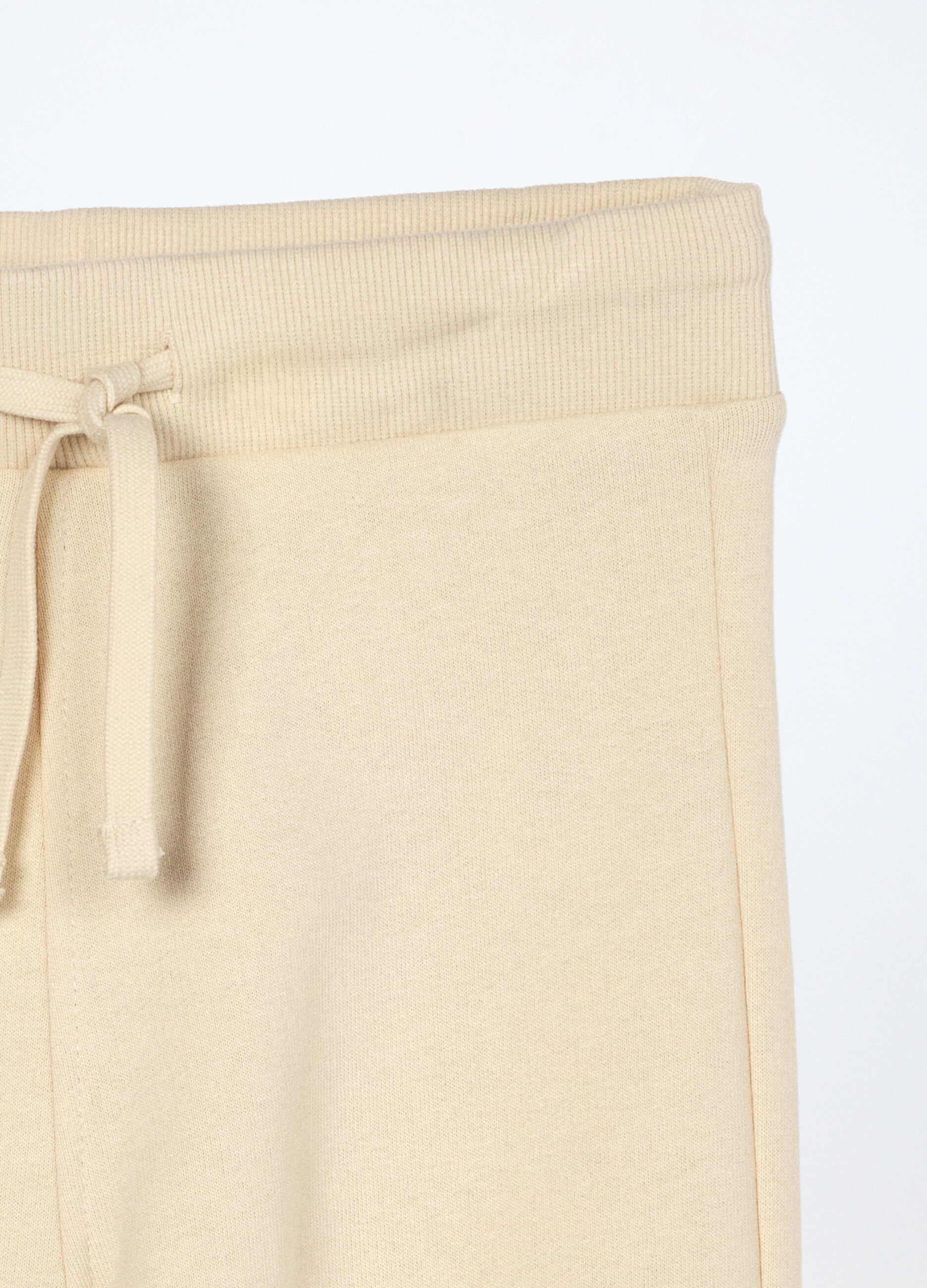 Jogger flare fit in misto cotone fleece ragazza_2