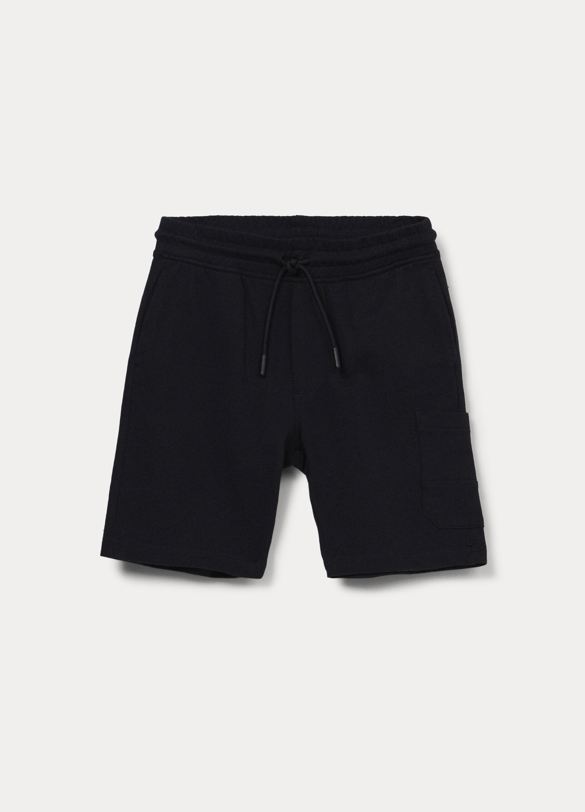 Shorts in french terry di puro cotone bambino_0