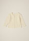 Cardigan bianco per neonato_0