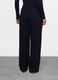 Pantaloni straight fit in poli viscosa stretch donna_1