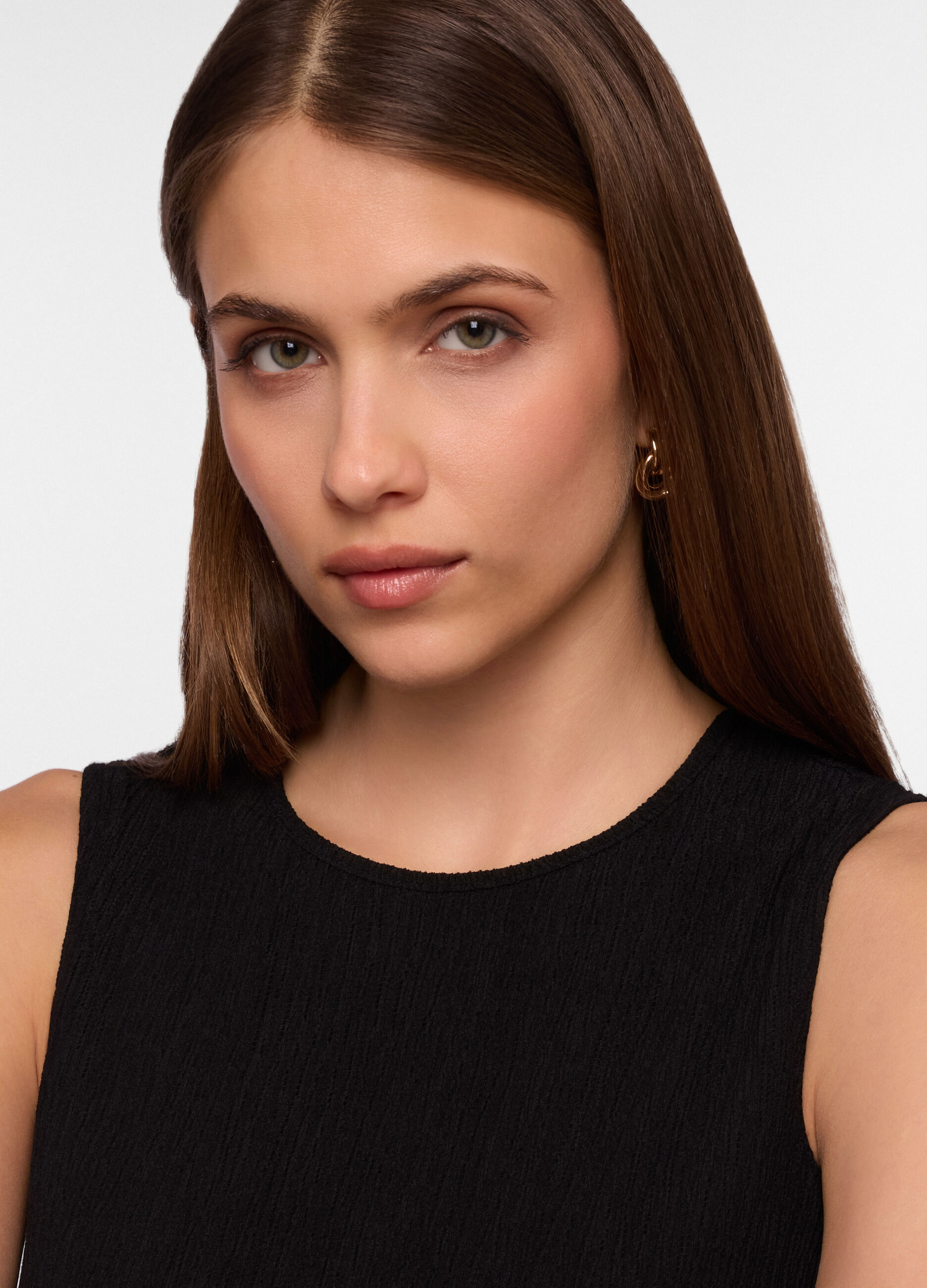 Canotta girocollo stretch donna_2