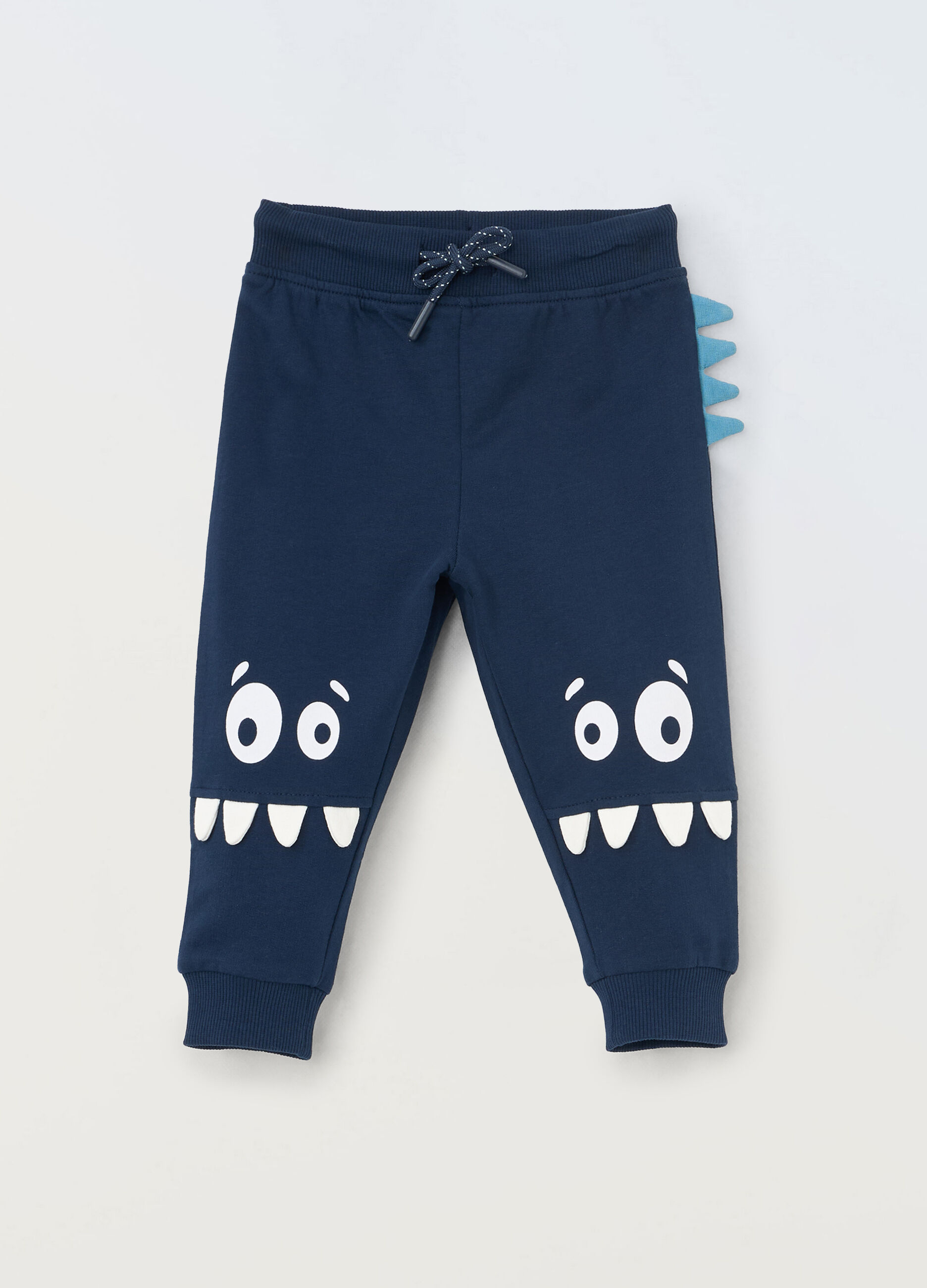 Jogger in puro cotone neonato_0