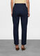 Pantaloni regular fit in popeline di puro cotone donna_1