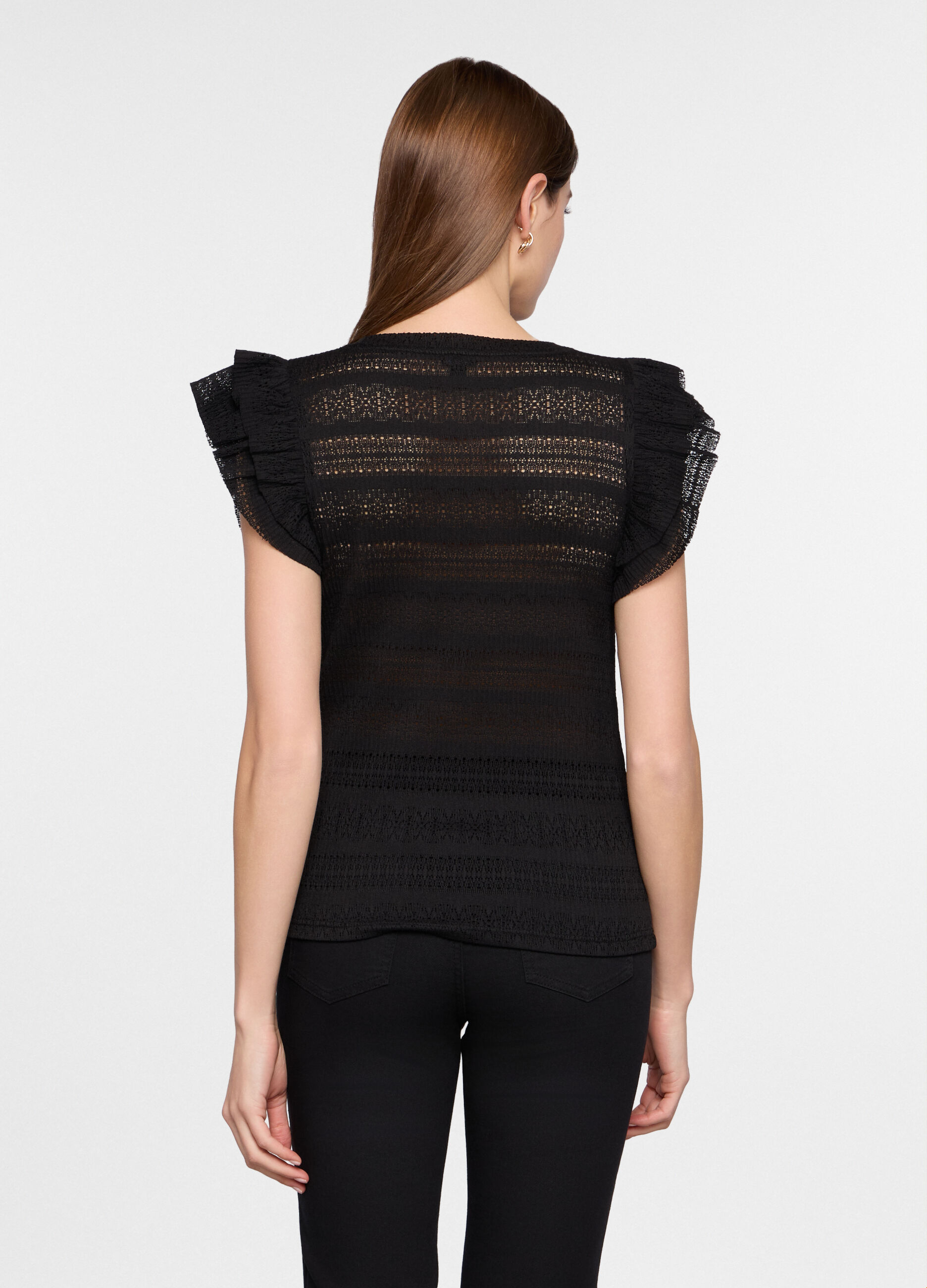 Canotta girocollo stretch donna_1