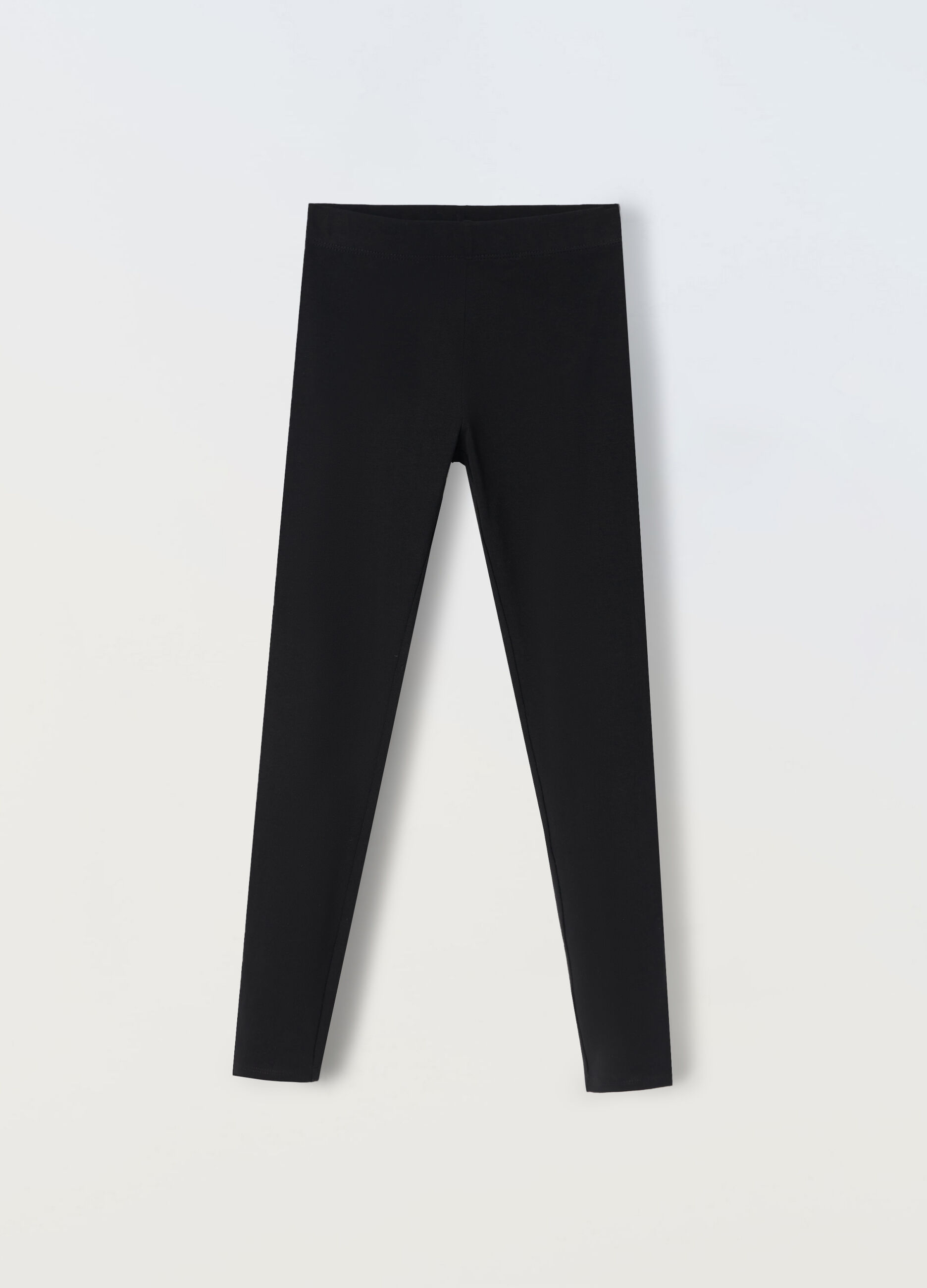 Leggings in cotone stretch ragazza_0