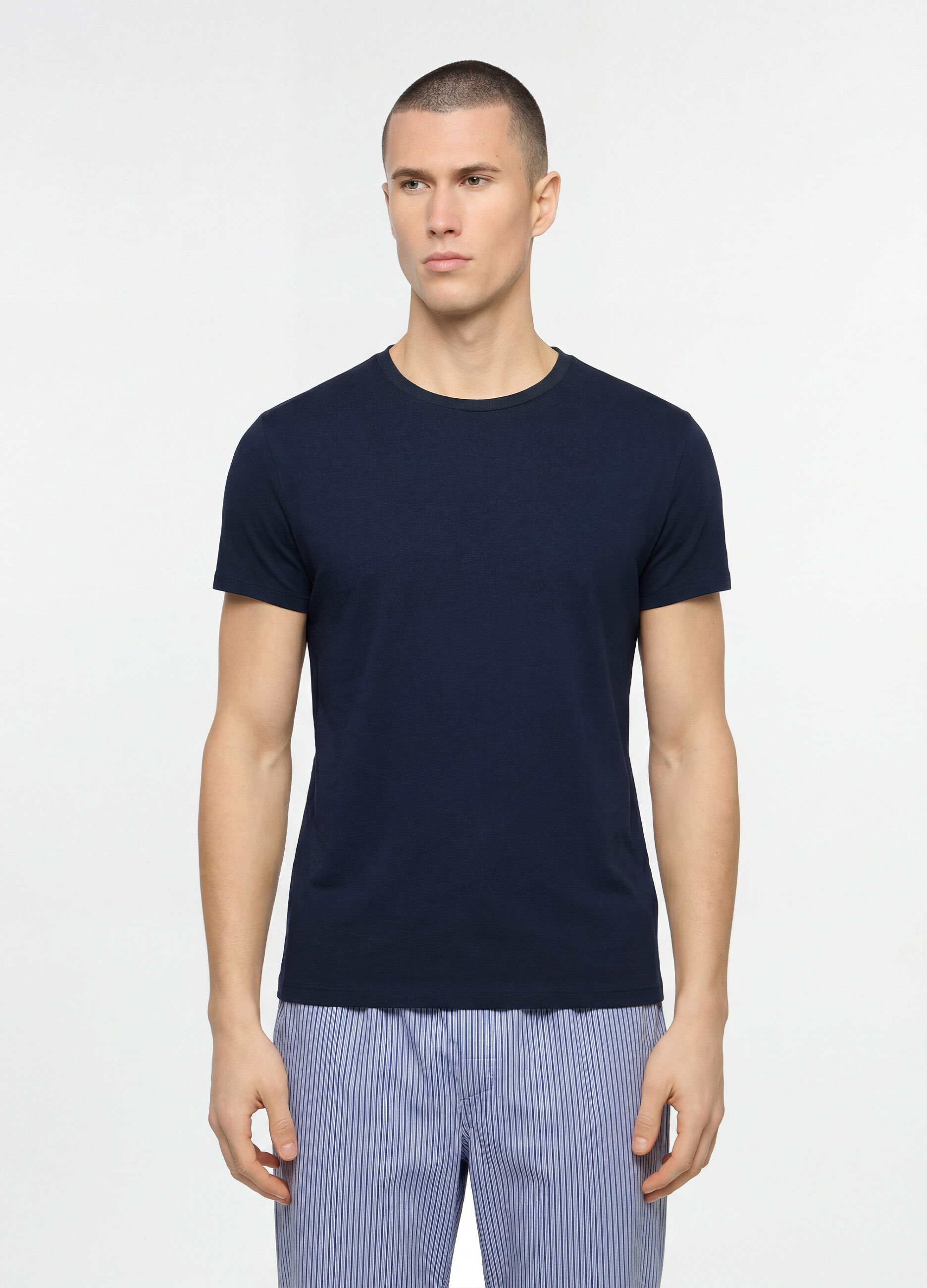 T-shirt intima girocollo in jersey uomo_0