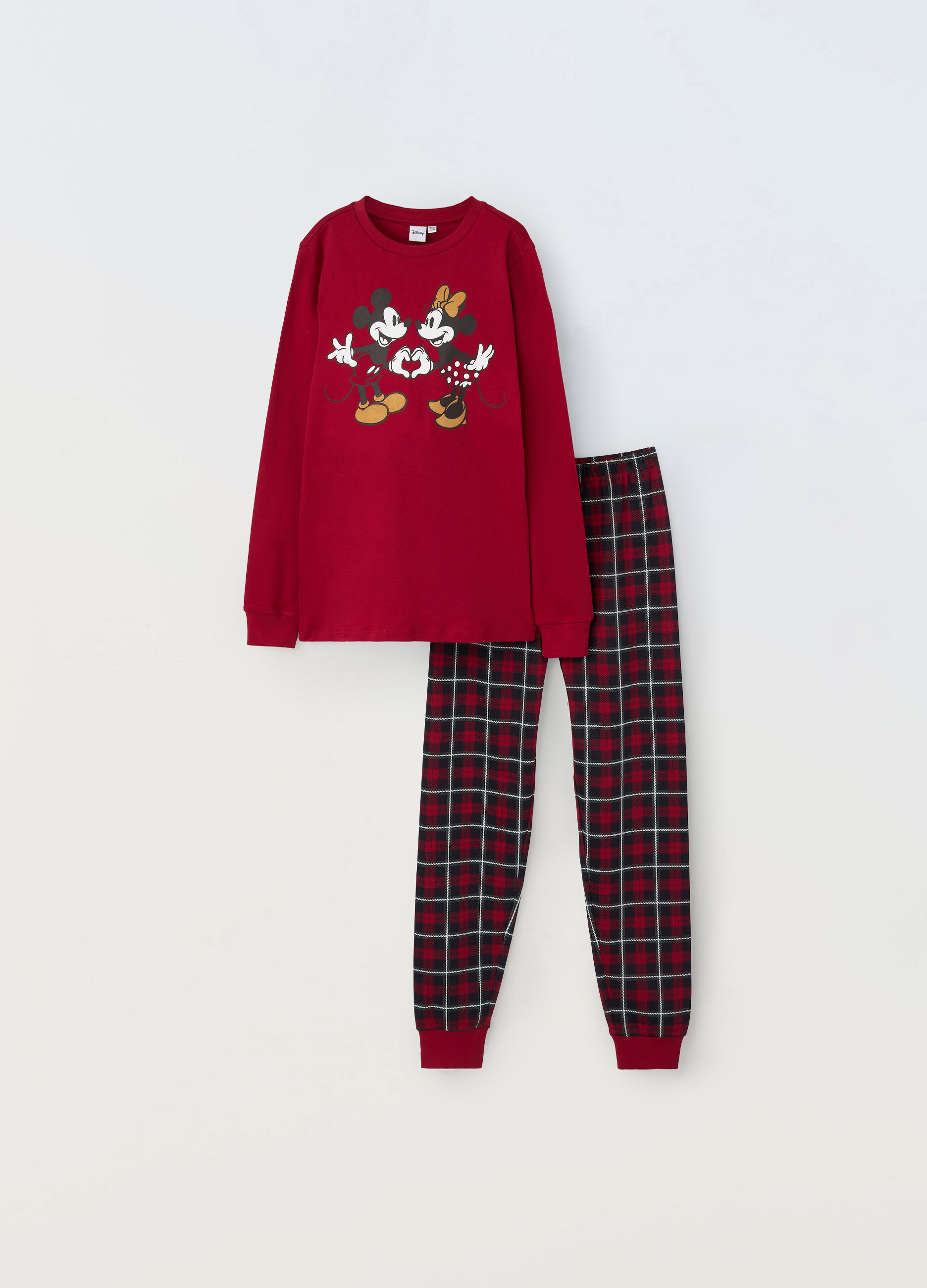 Set pigiama lungo in puro cotone ragazza_0