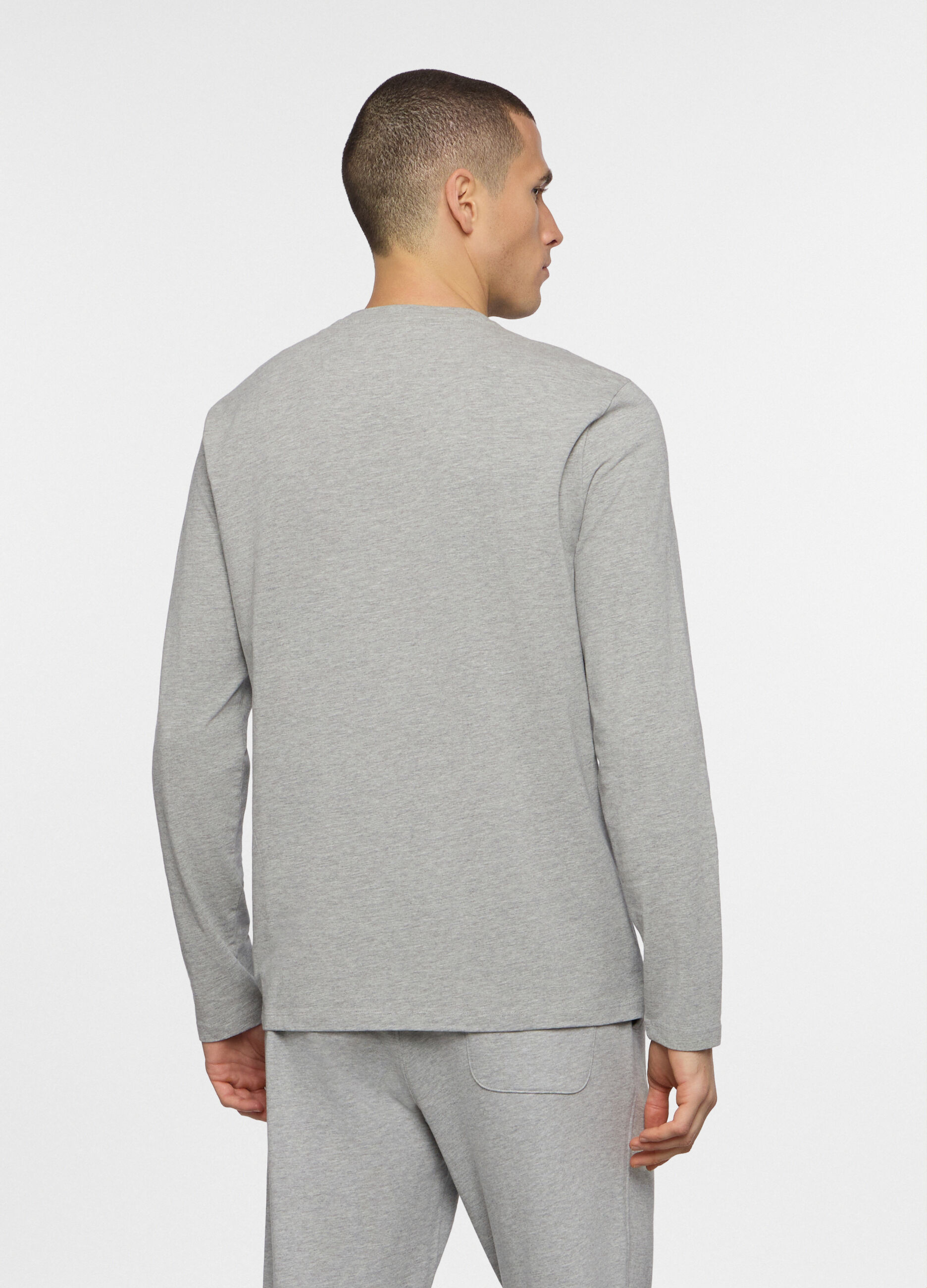 Maglia a maniche lunghe in cotone stretch_1