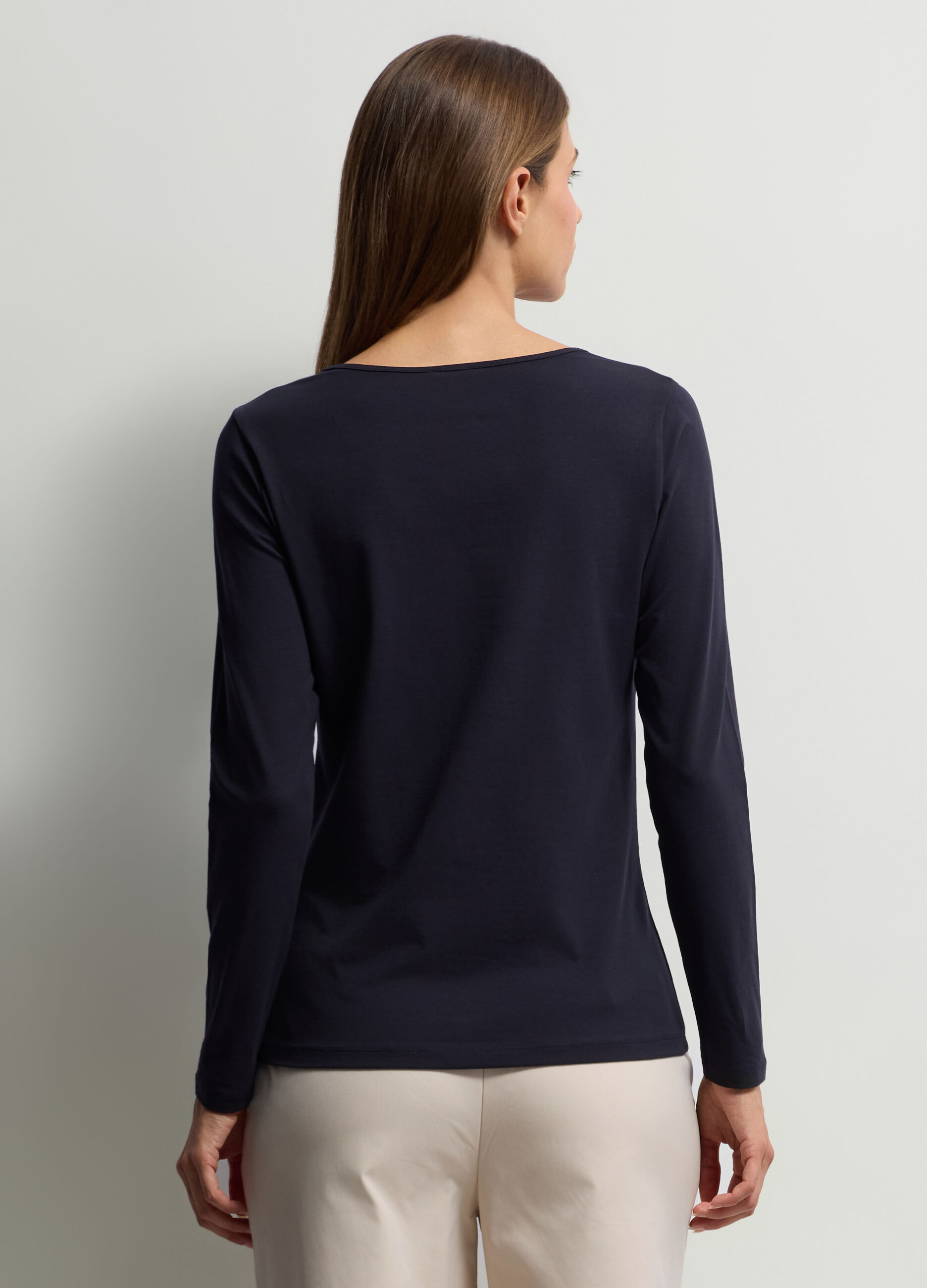 T-shirt girocollo donna_1