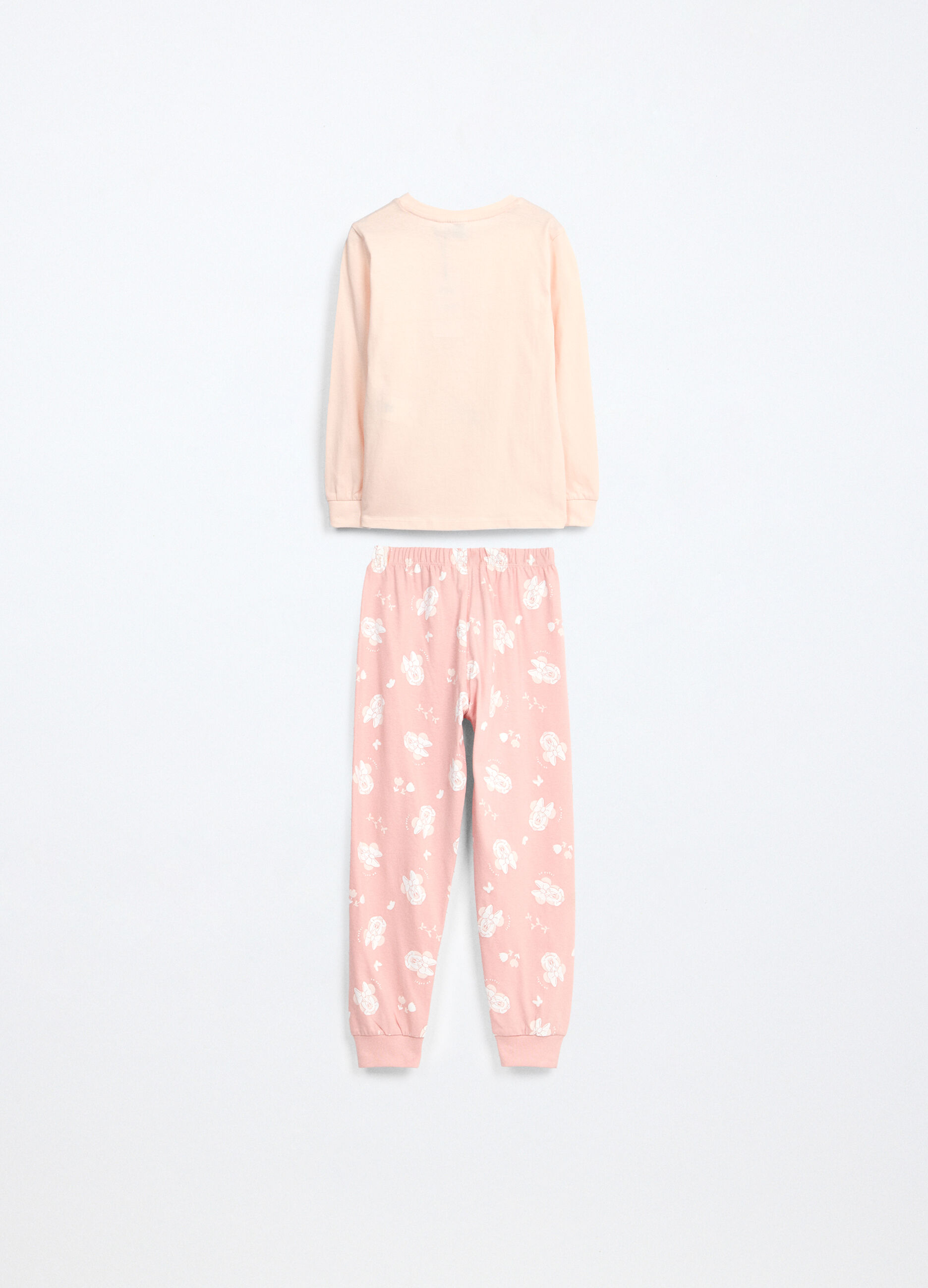 Set pigiama lungo in jersey di puro cotone bambina_1