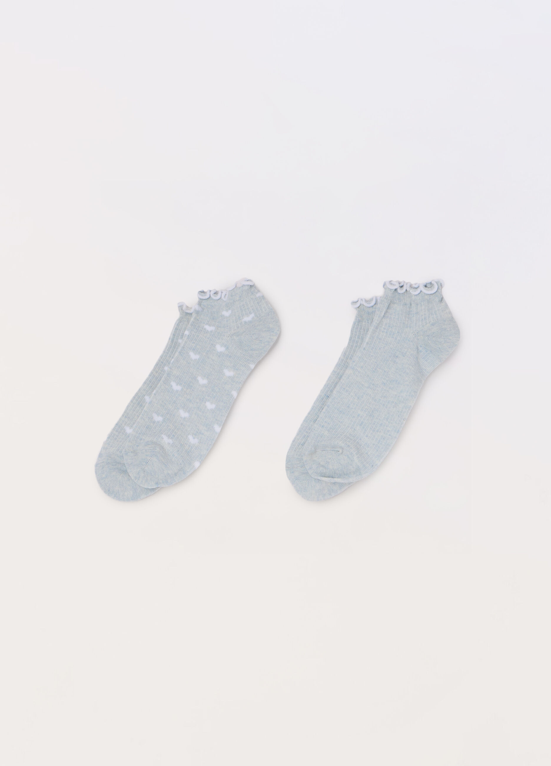 Pack 2 calze in misto cotone donna_0