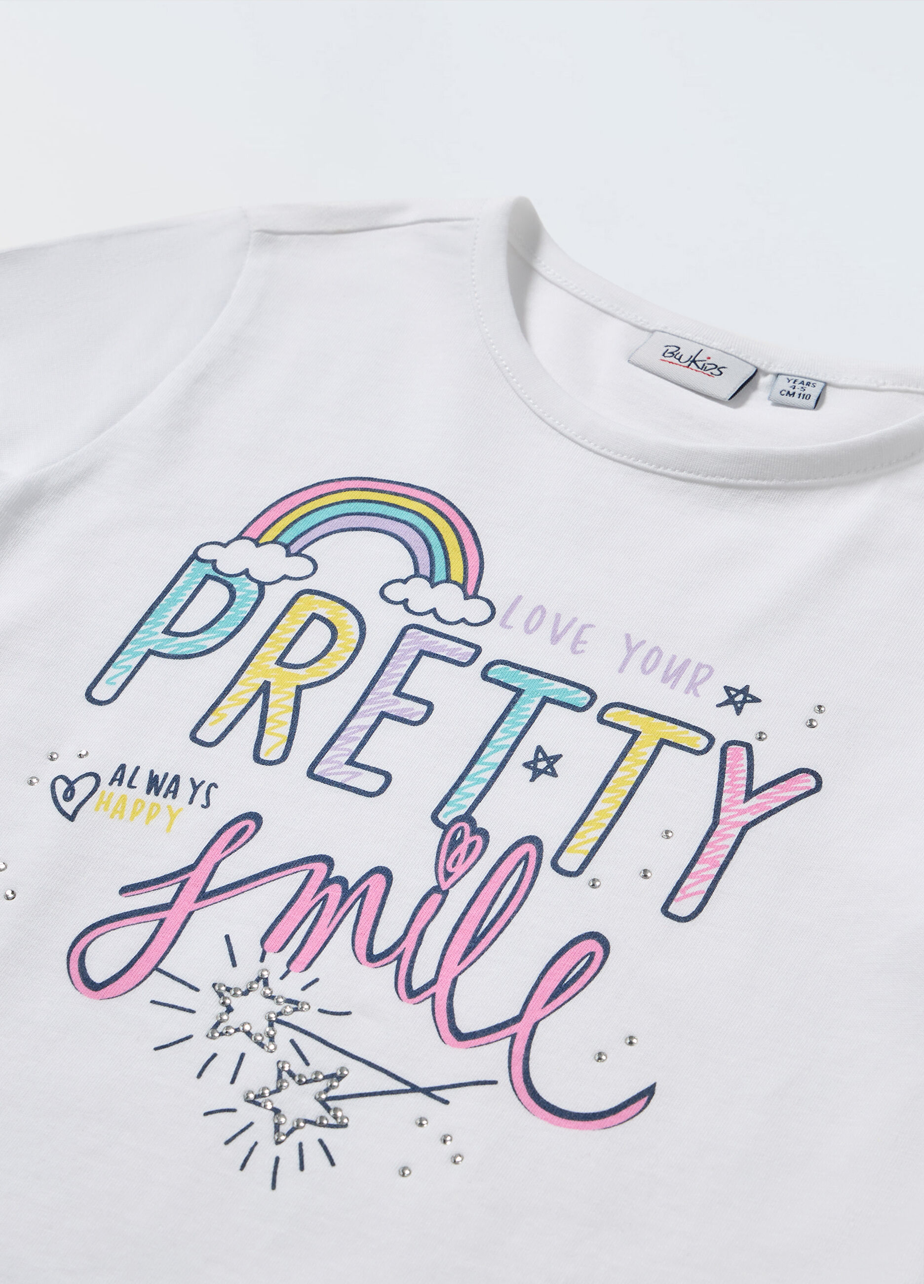 T-shirt in puro cotone bambina_1