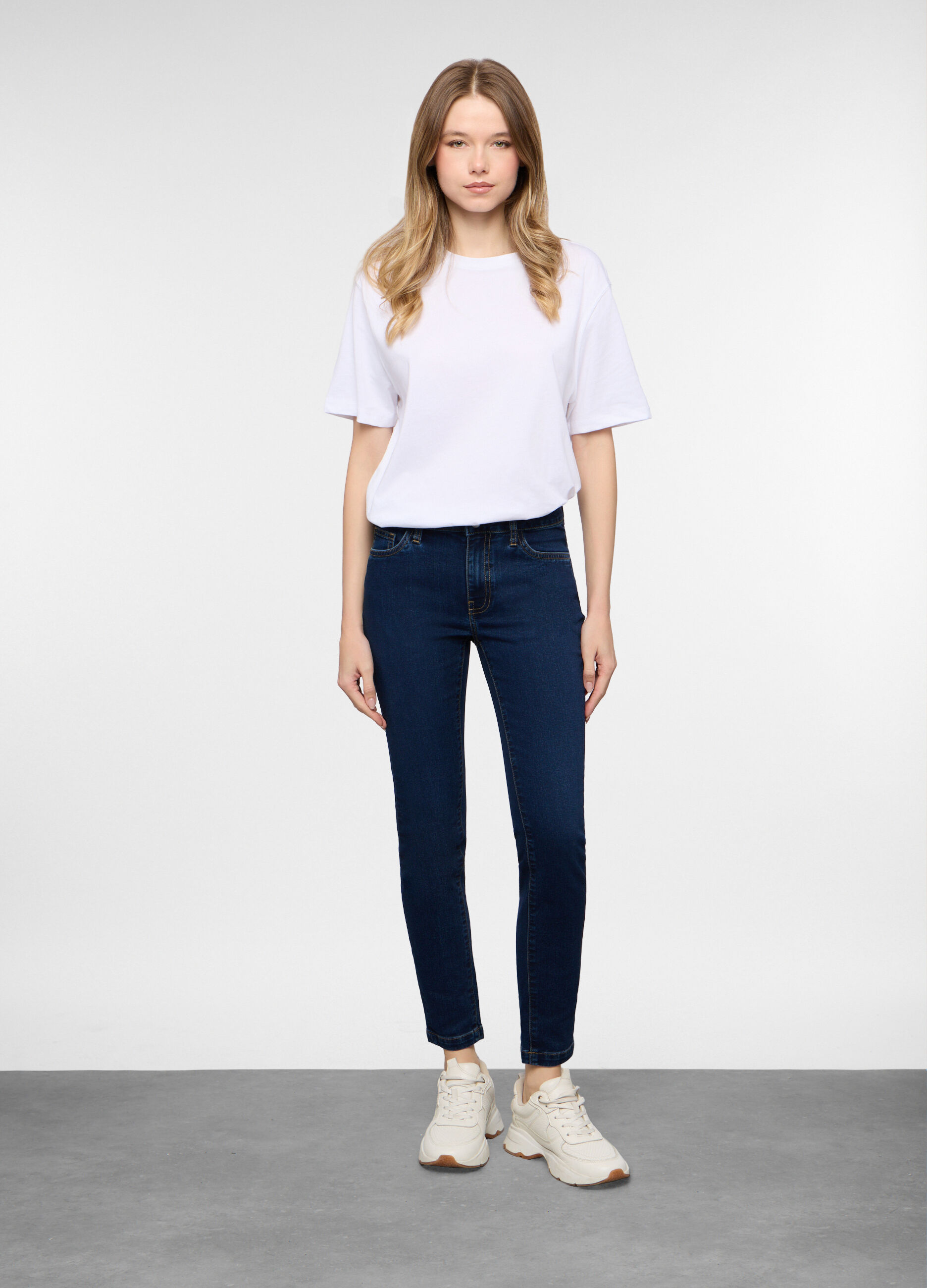 5 Tasche fit Skinny in denim stretch donna_0