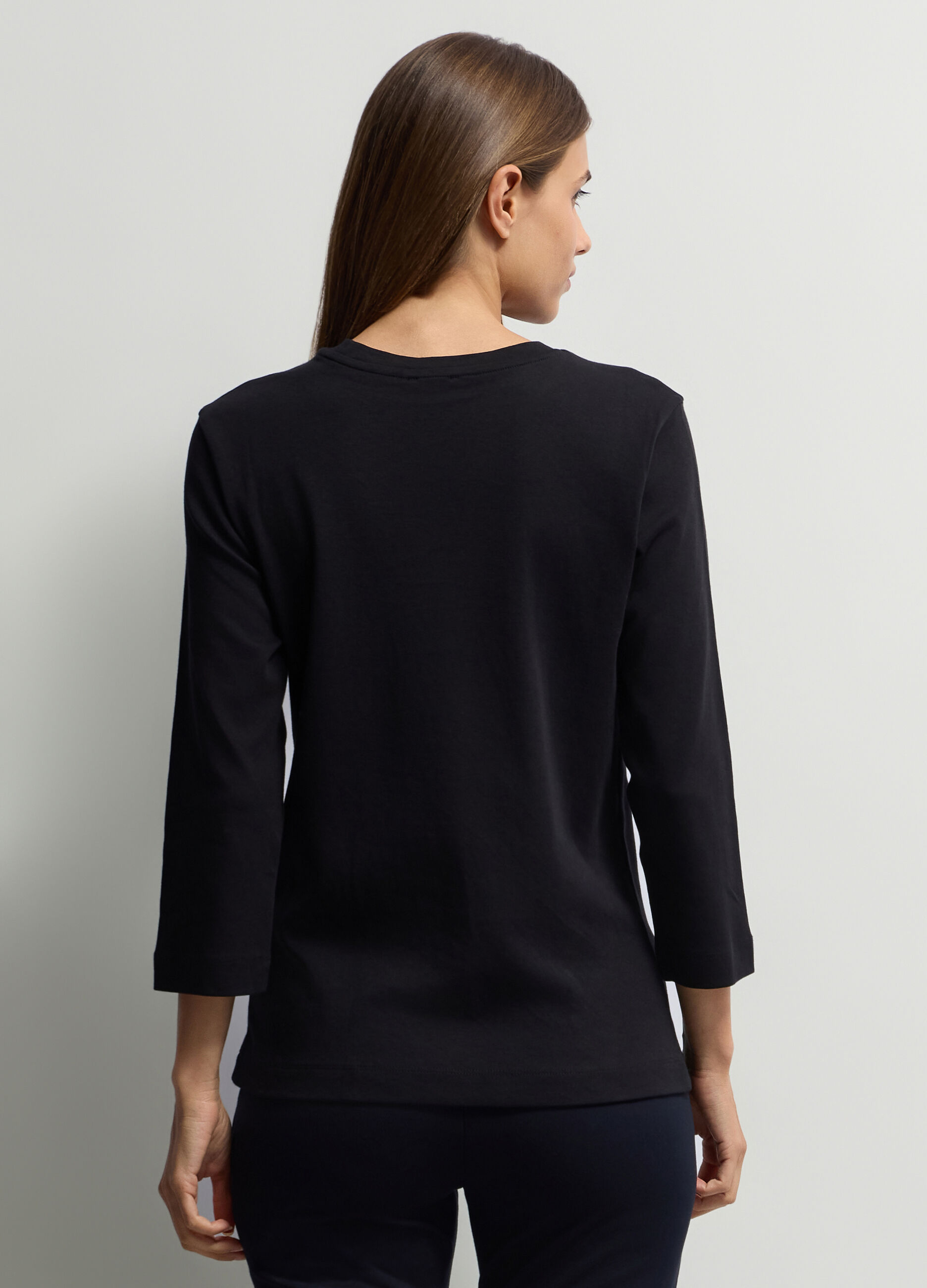 T-shirt girocollo donna_1