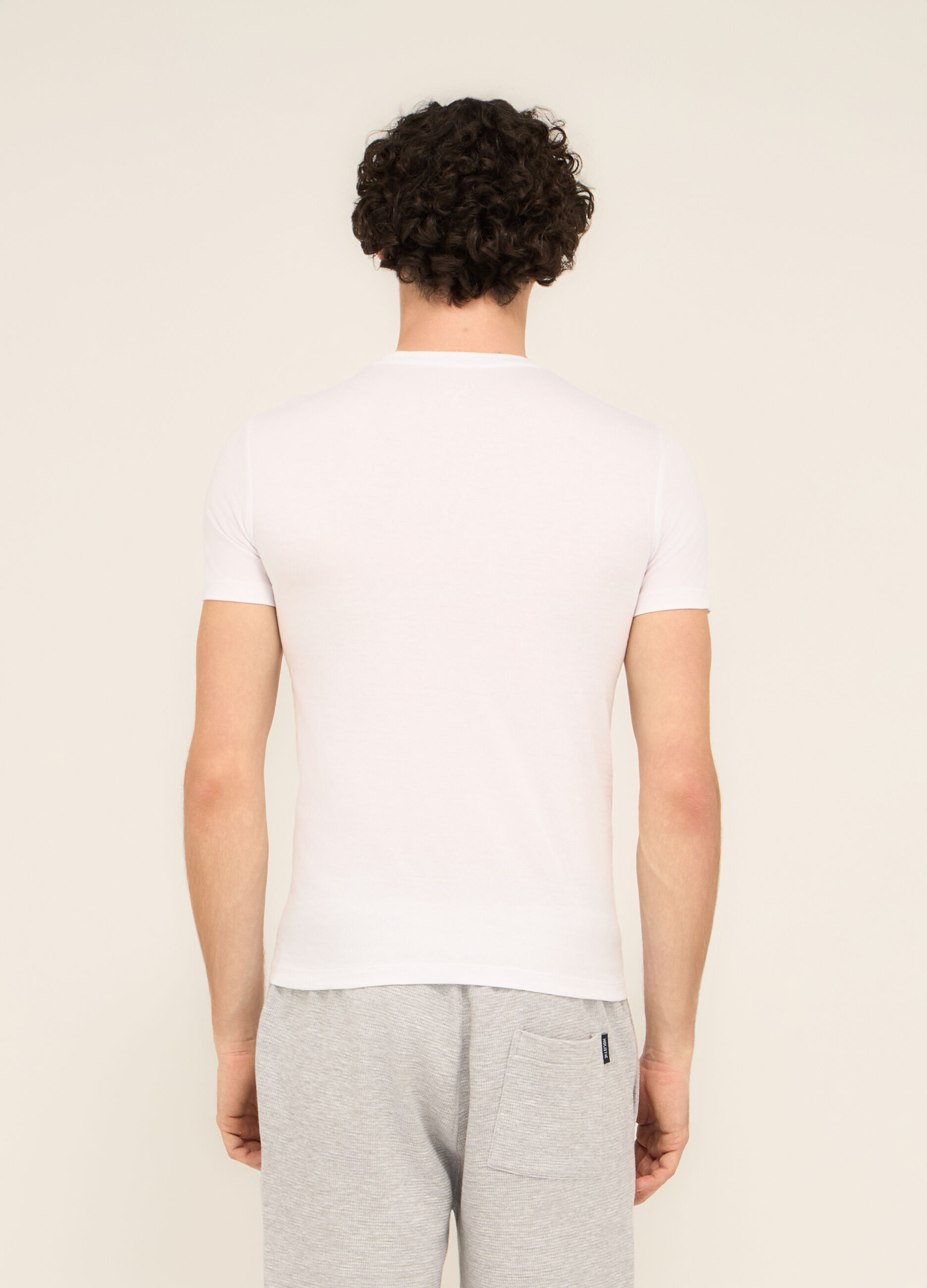 T-shirt intima girocollo in cotone uomo_1