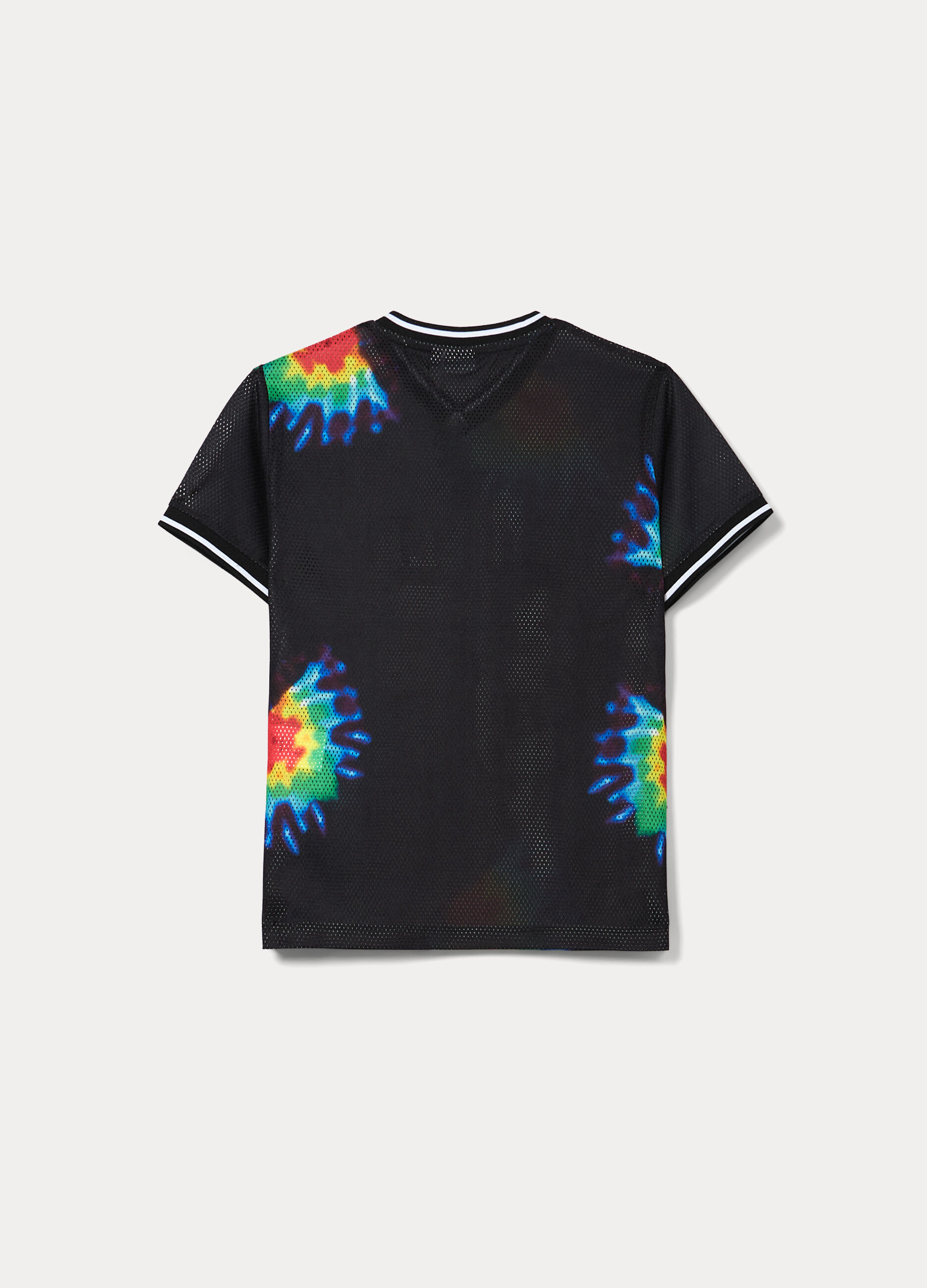 T-shirt mesh con scollo a V ragazzo_1