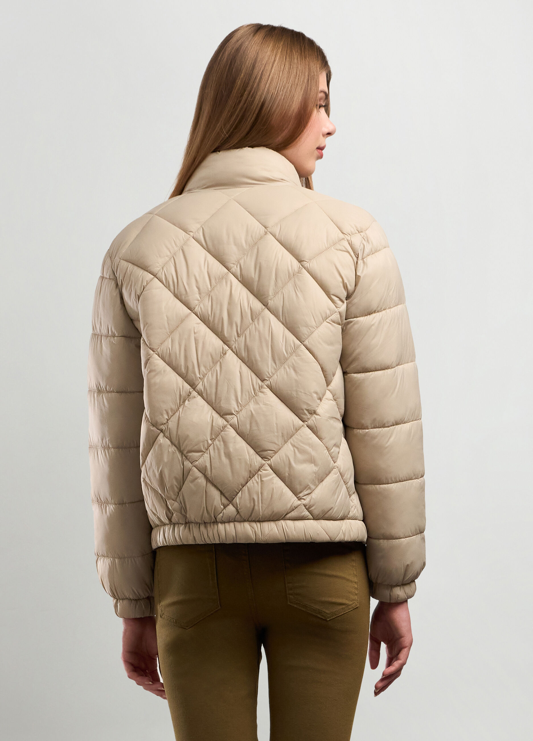 Giubbino imbottito full zip donna_1