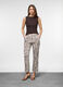 Pantaloni flare fit in cotone stretch donna_0