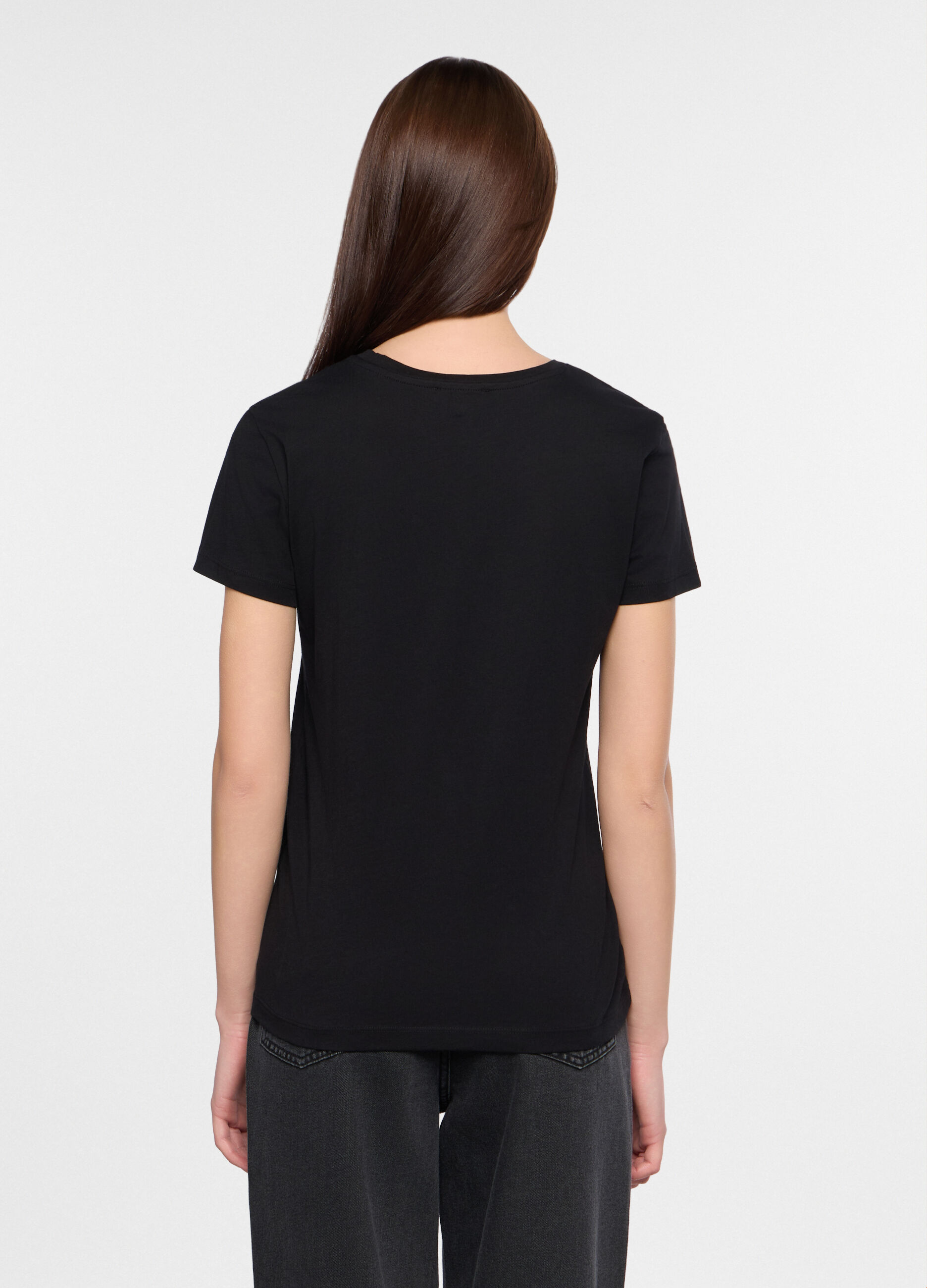 T-shirt girocollo donna_1