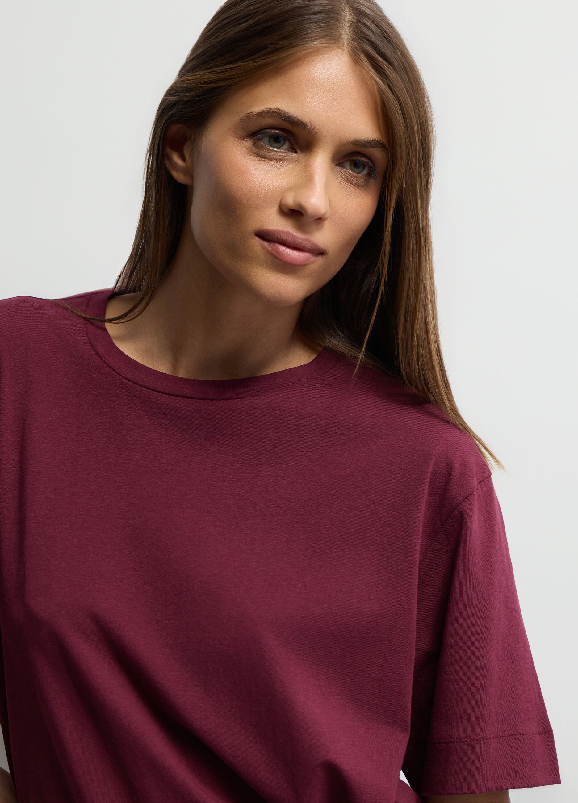 T-shirt girocollo Fit Over donna_2