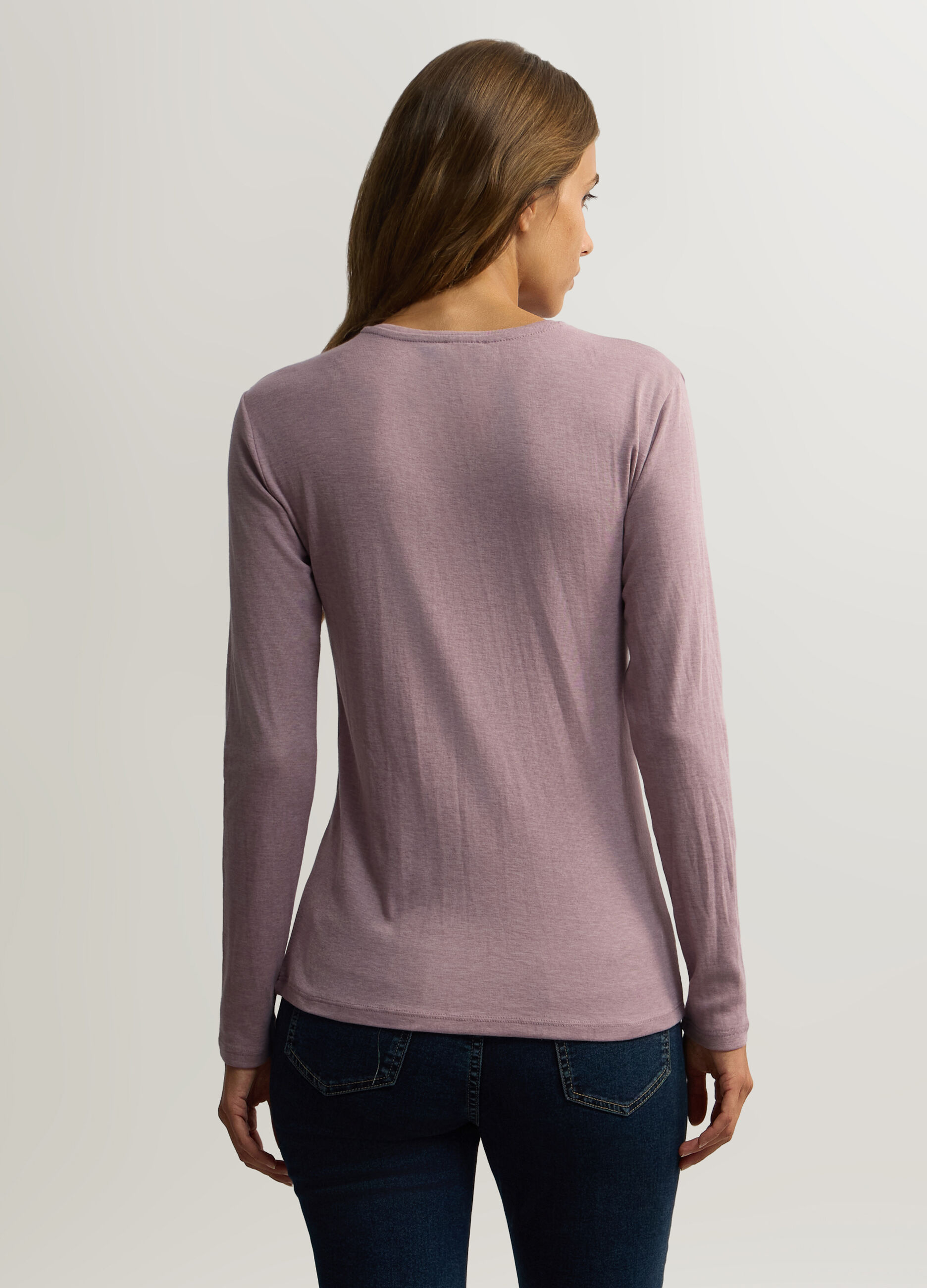 T-shirt girocollo donna_1