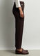 Pantalone Comfort Fit in Punto Milano misto viscosa stretch donna _1