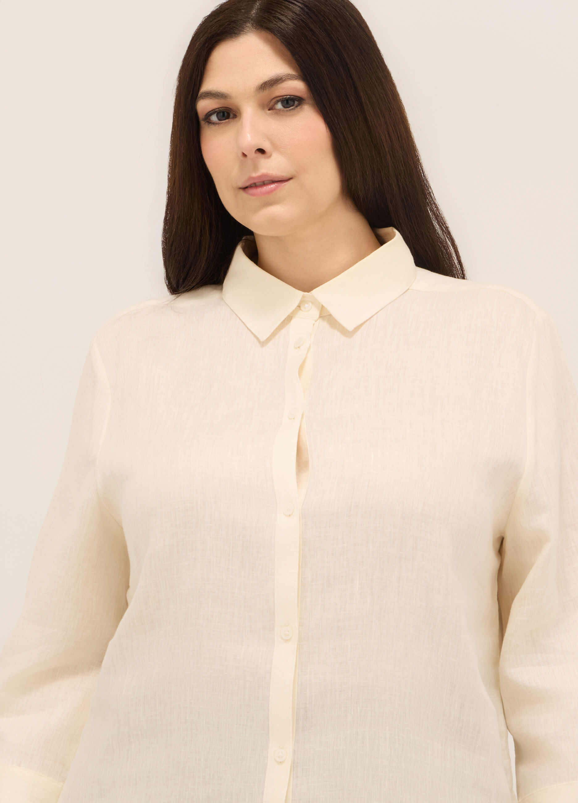 Camicia puro lino donna curvy_2