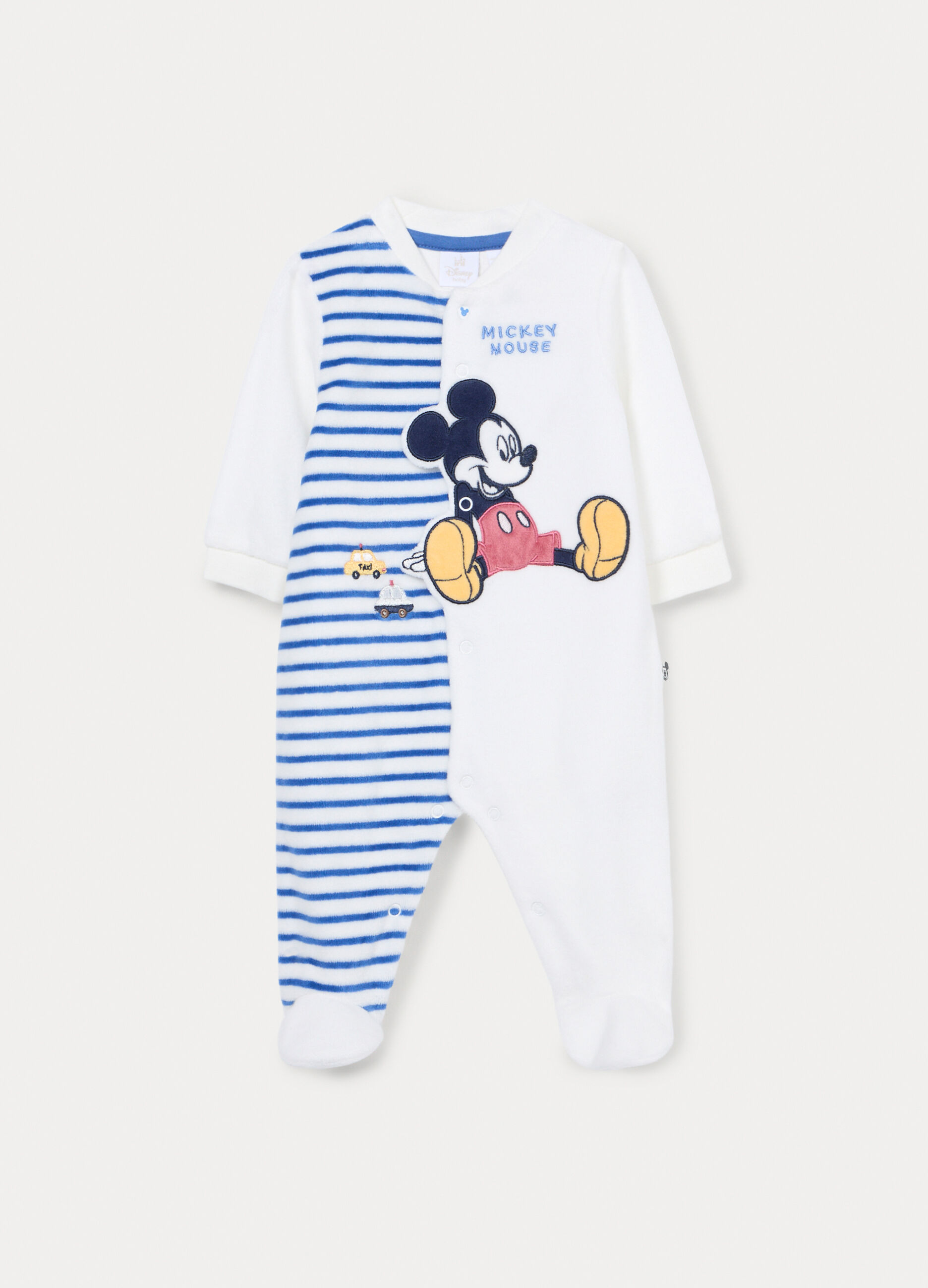 Tutina velour Disney misto cotone neonato_0