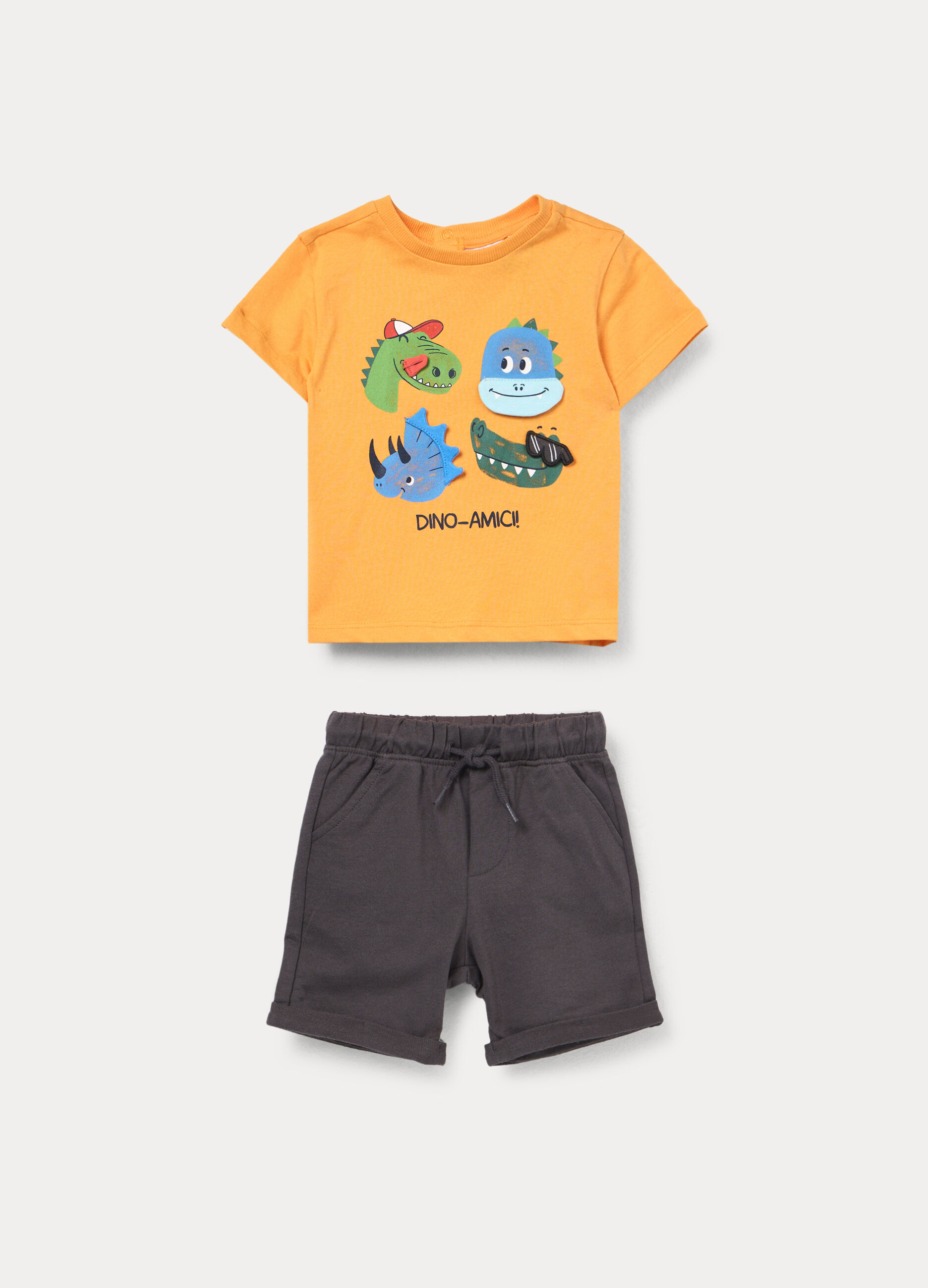 Jogging set in jersey di puro cotone _0