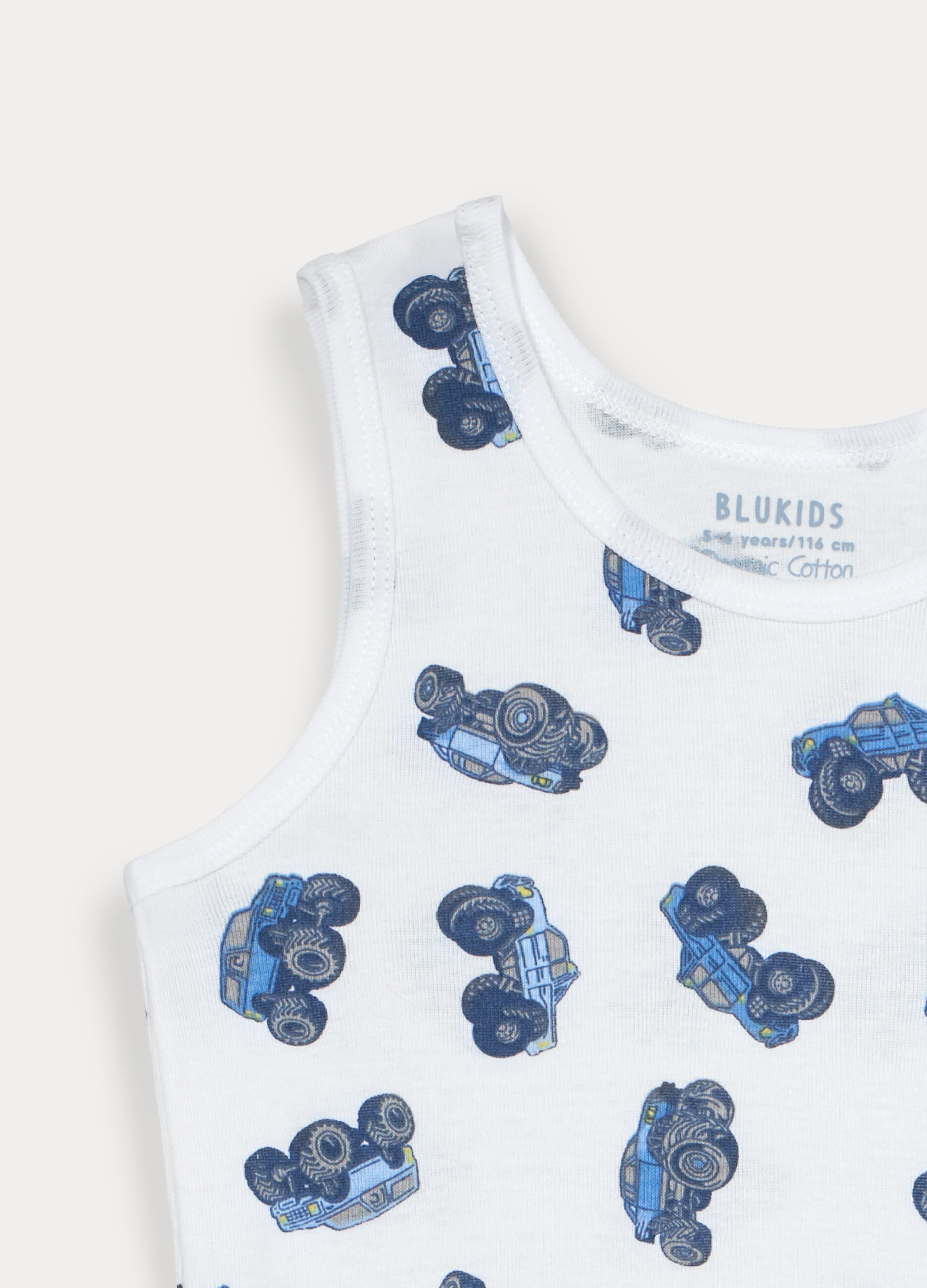 Pack 5 canotte in costina di puro cotone bambino_2