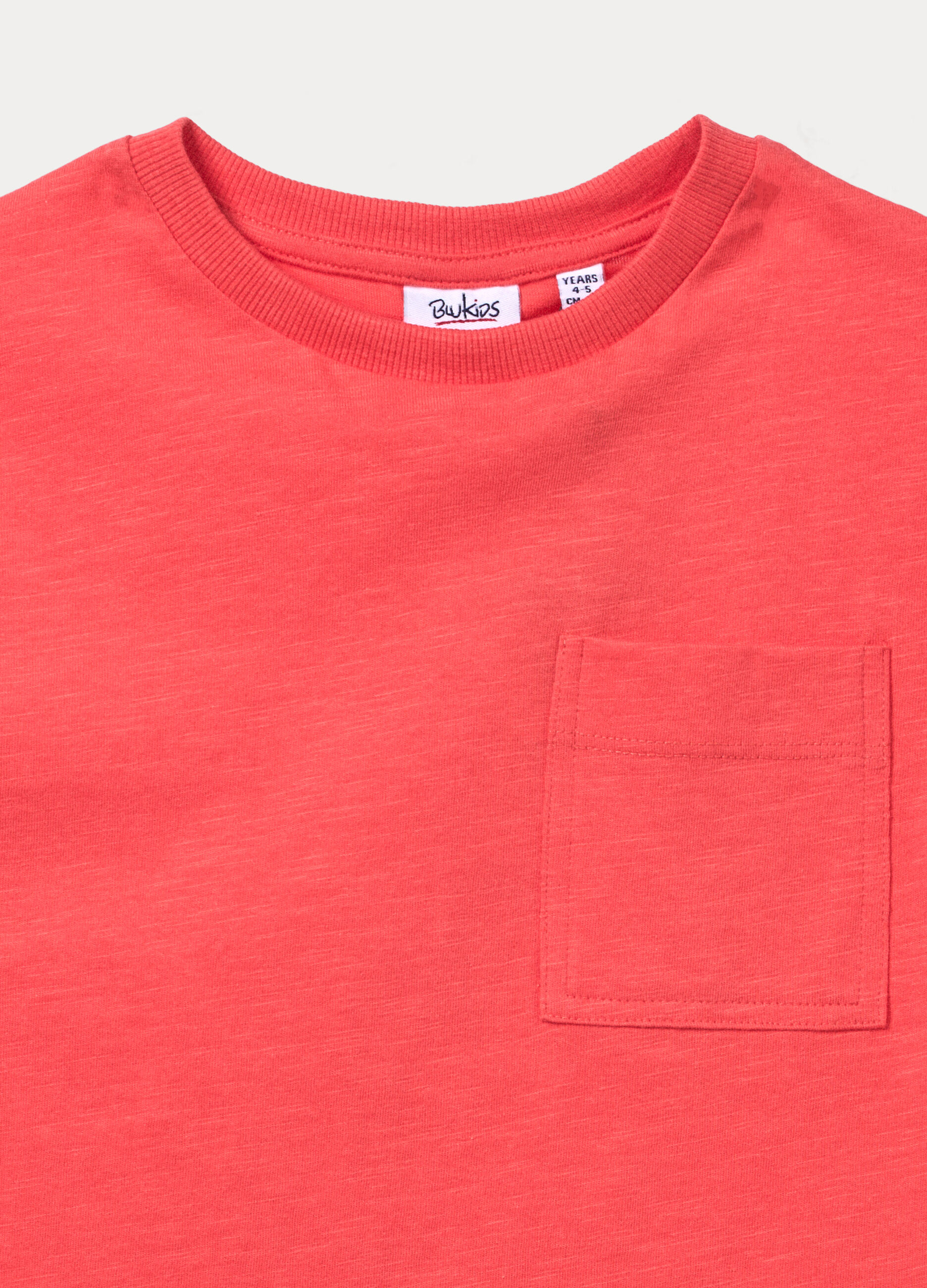 T-shirt girocollo in jersey slub bambino_2