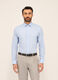 Camicia regular fit in misto cotone uomo_0