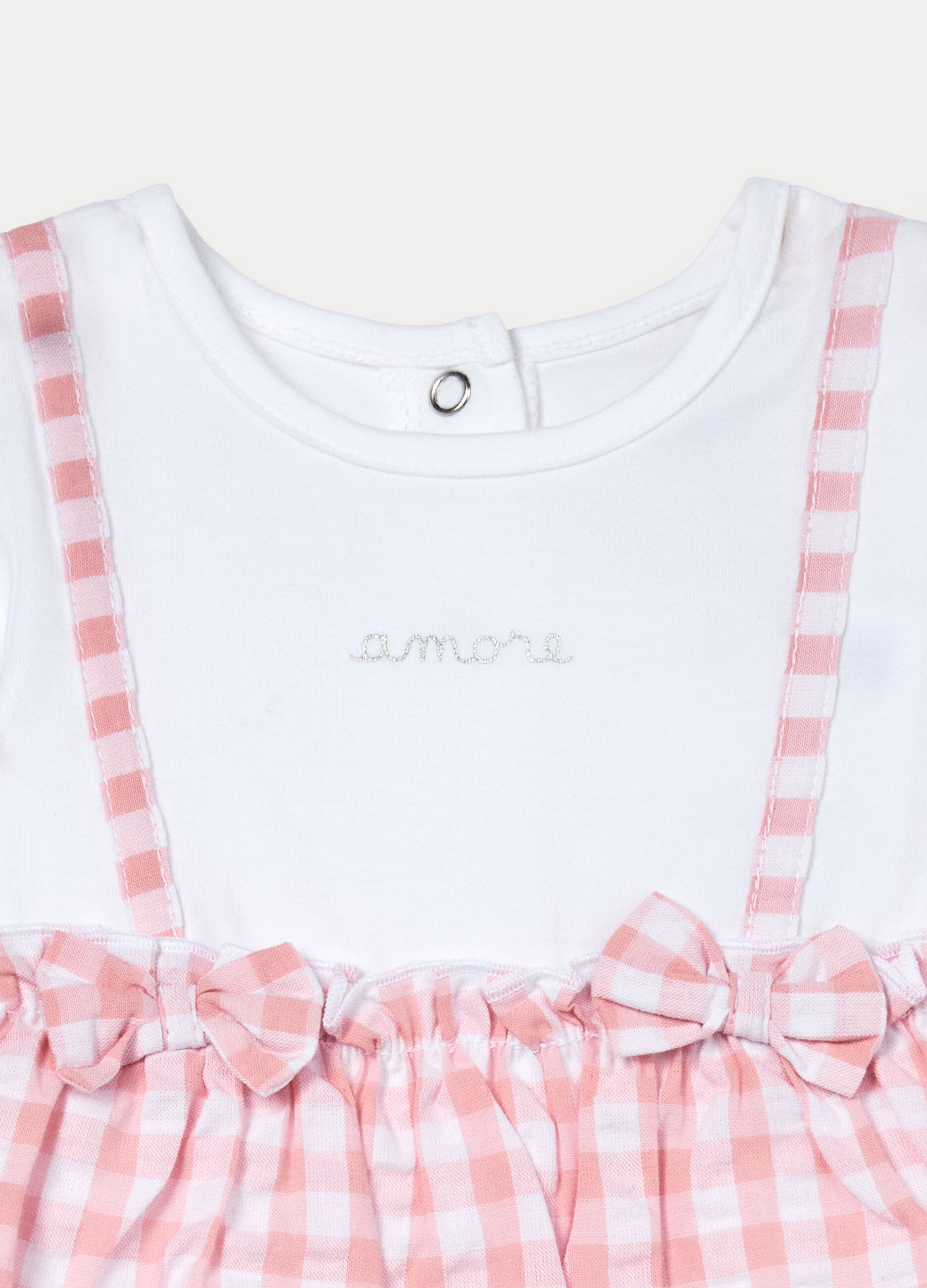 Vestito-body in jersey di puro cotone neonata_2