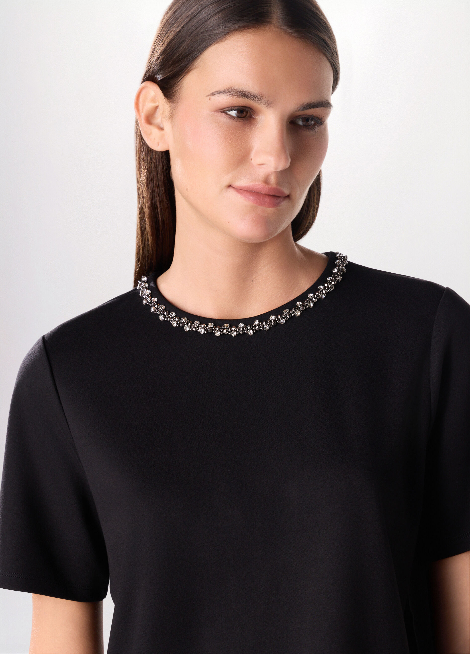 T-shirt misto viscosa donna_2