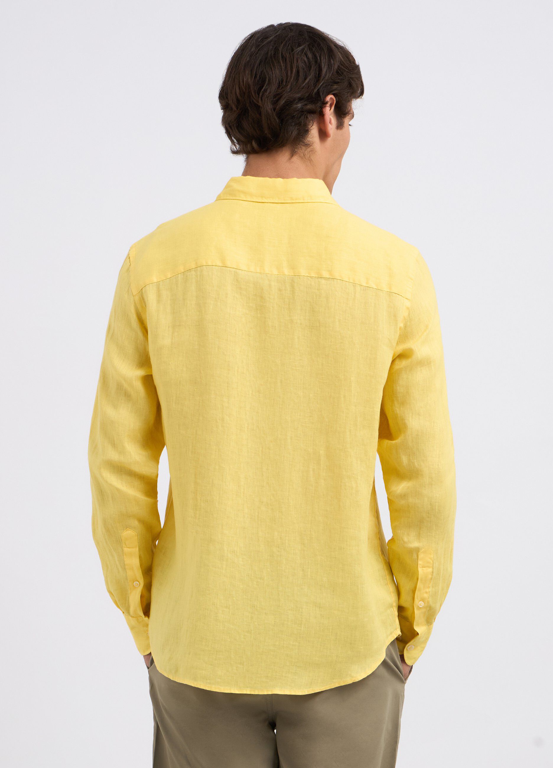 Camicia in puro lino uomo_1