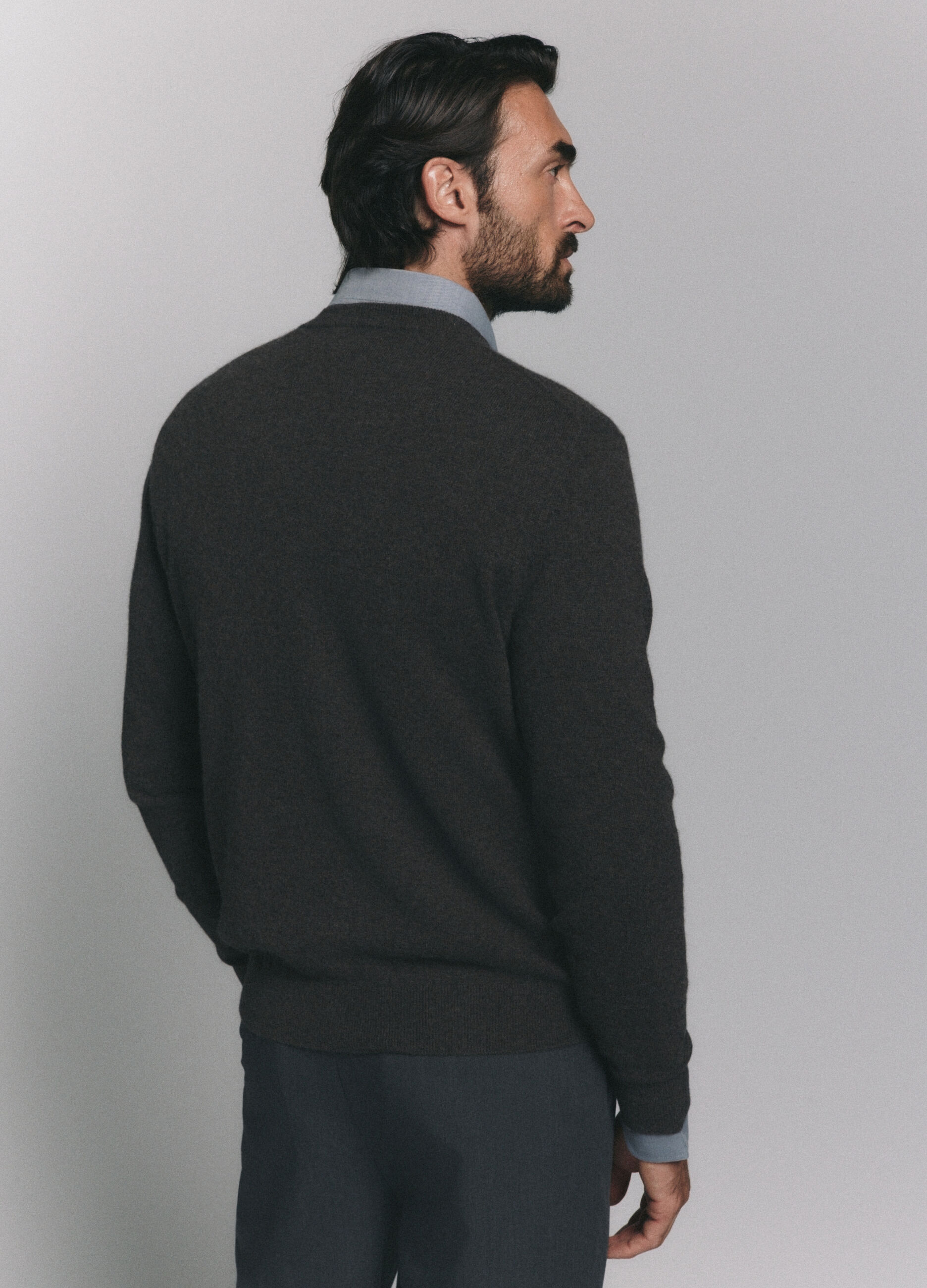 Maglione girocollo in cashmere uomo_2