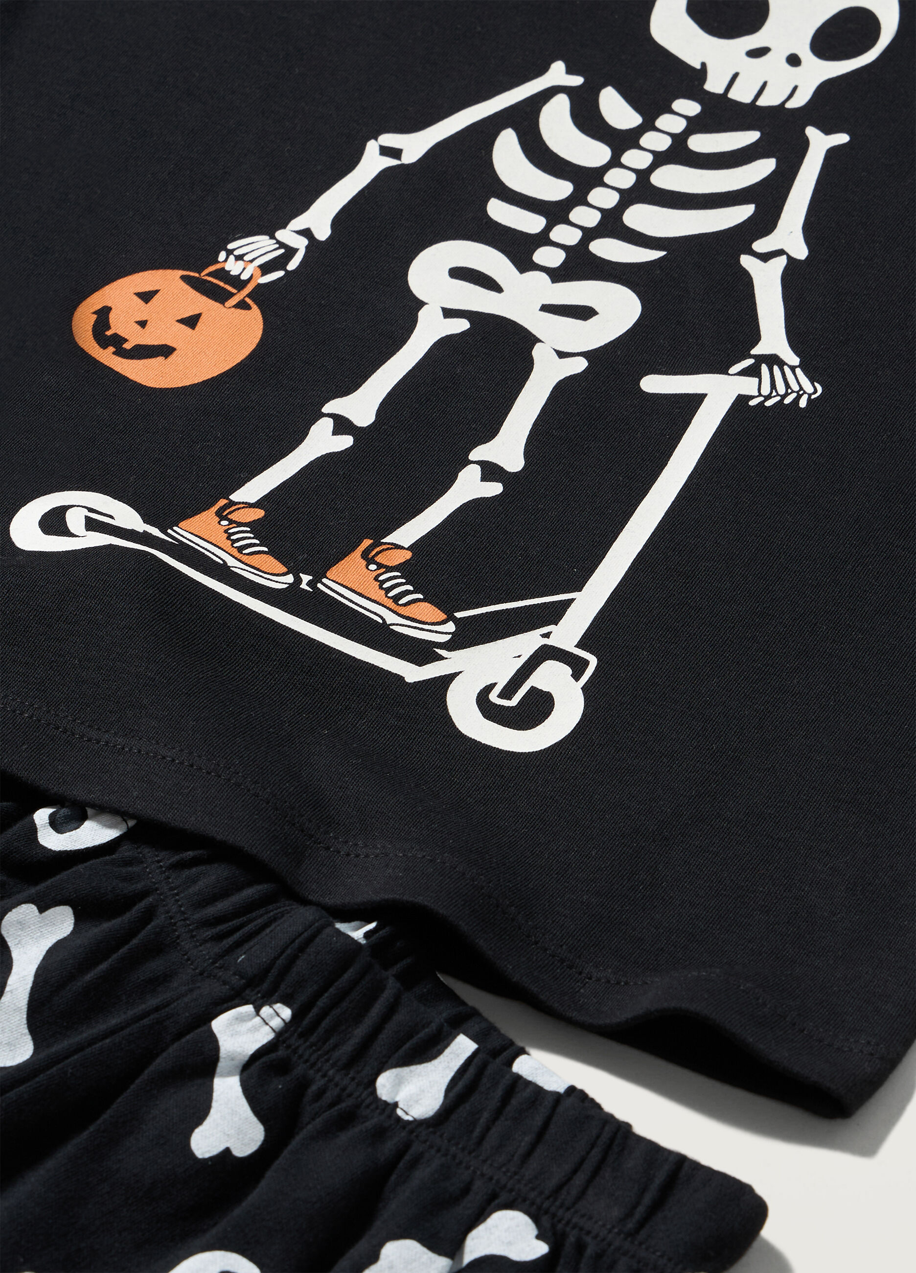 Set pigiama lungo Halloween in puro cotone bambino_1