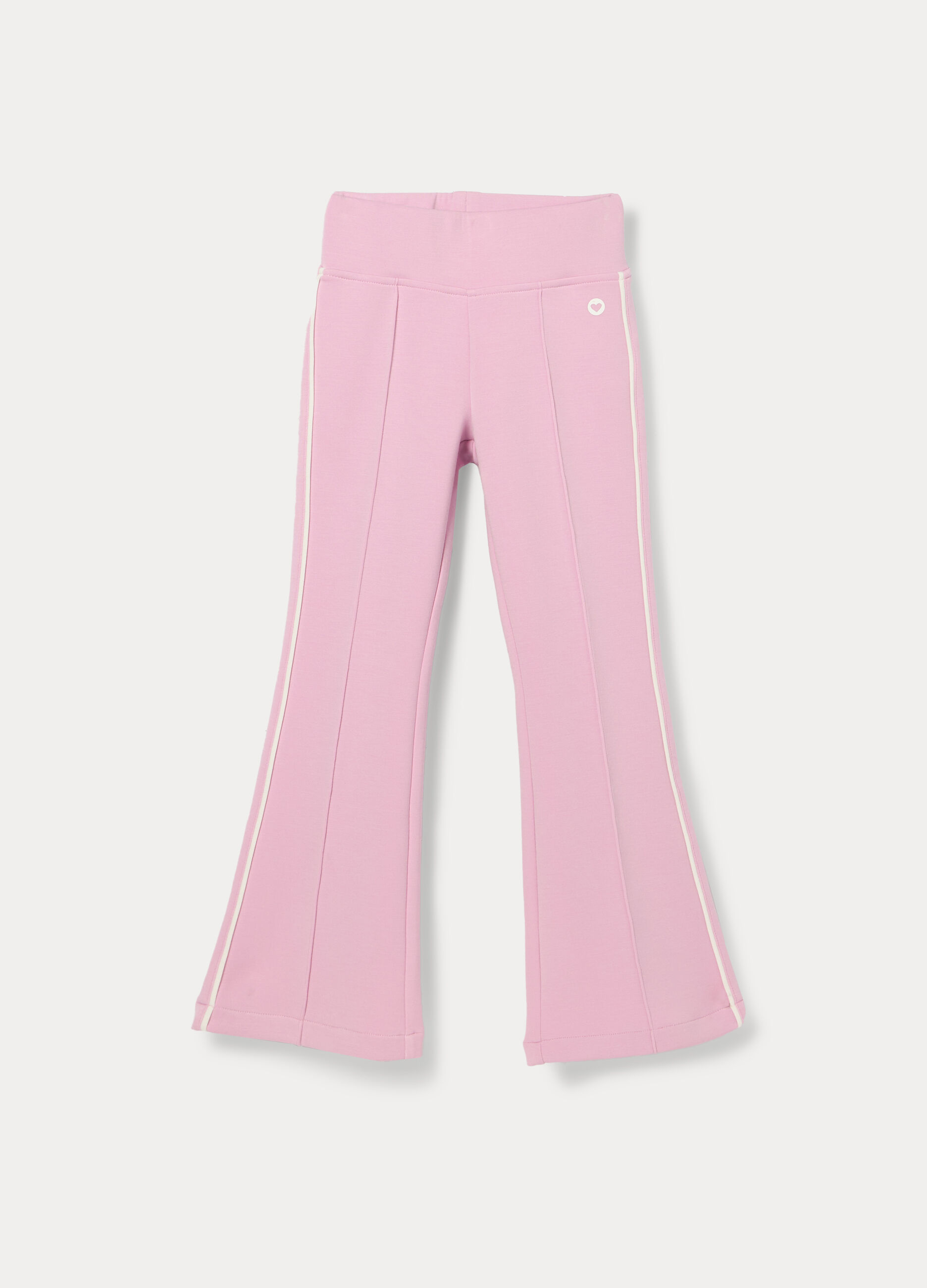 Jogger flare fit misto cotone bambina_0